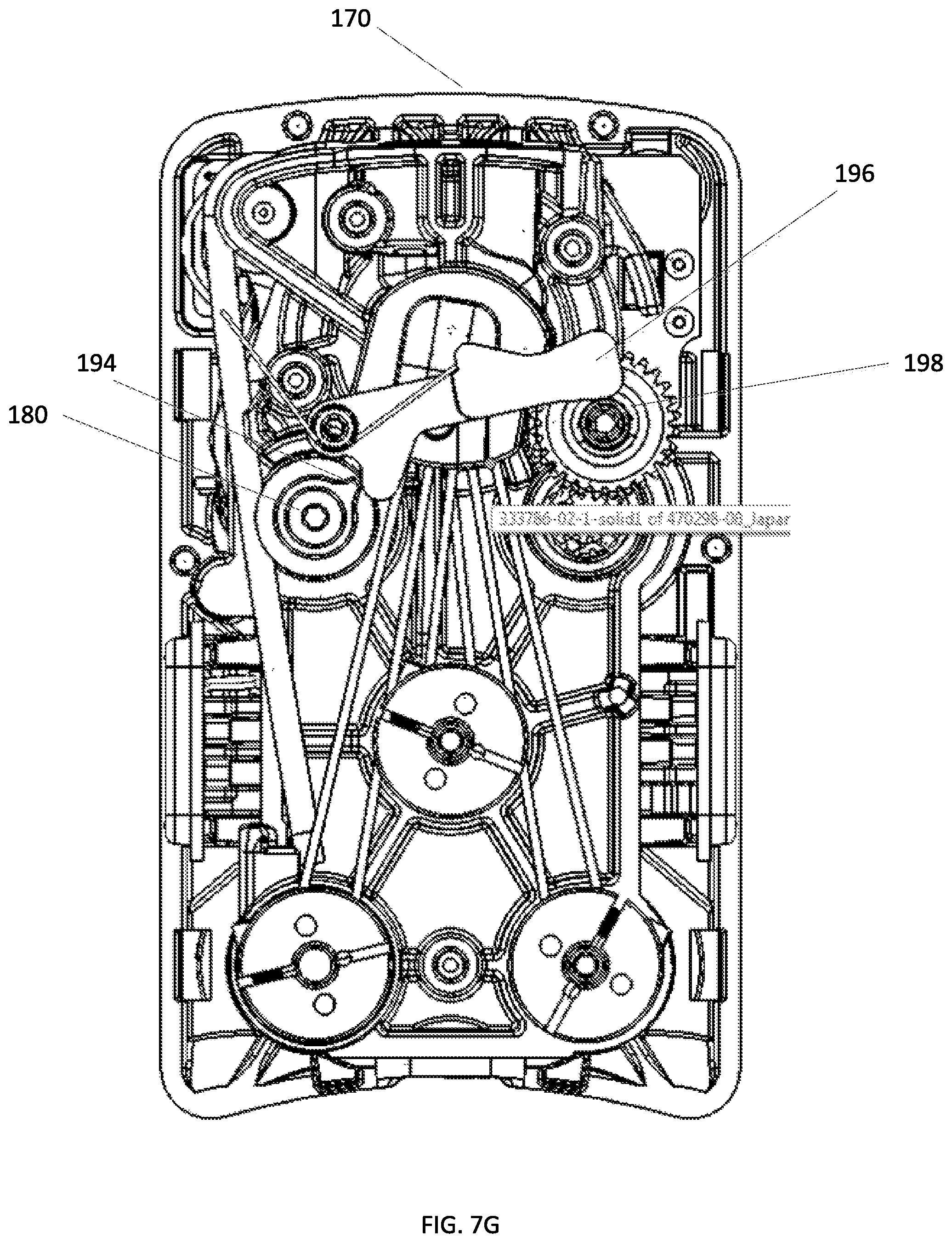 Patent US12318155 Figure 11 – Surgical instrument with shiftable transmission