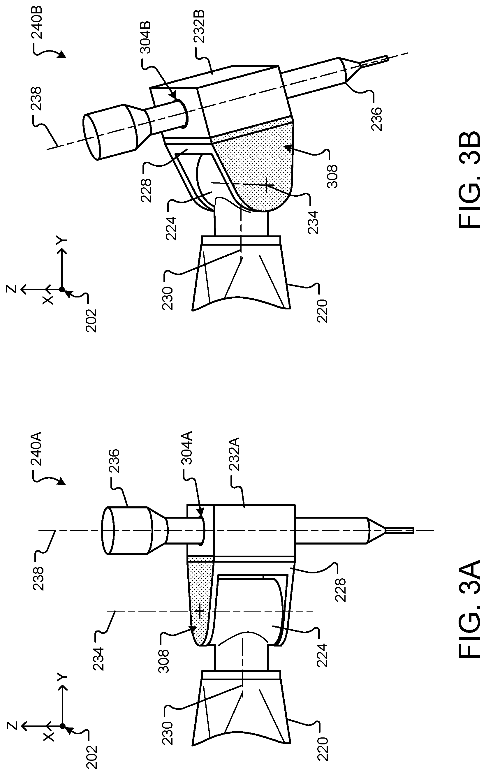 Patent US12318157 Figure 3 – Multiple end effector interfaces coupled with different kinematics