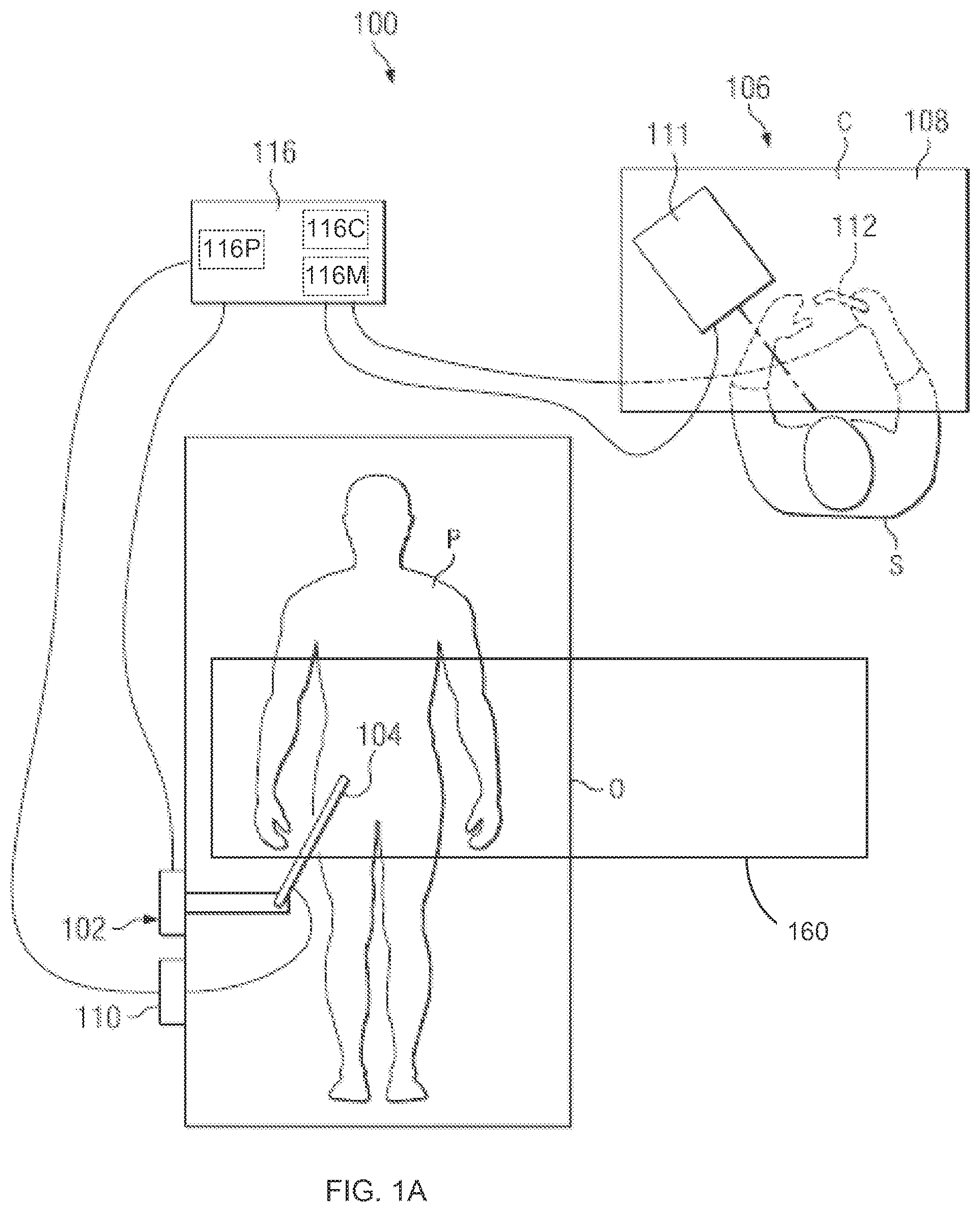 Patent US12318159 Figure 1 – Systems and methods for robotic medical system integration with external imaging