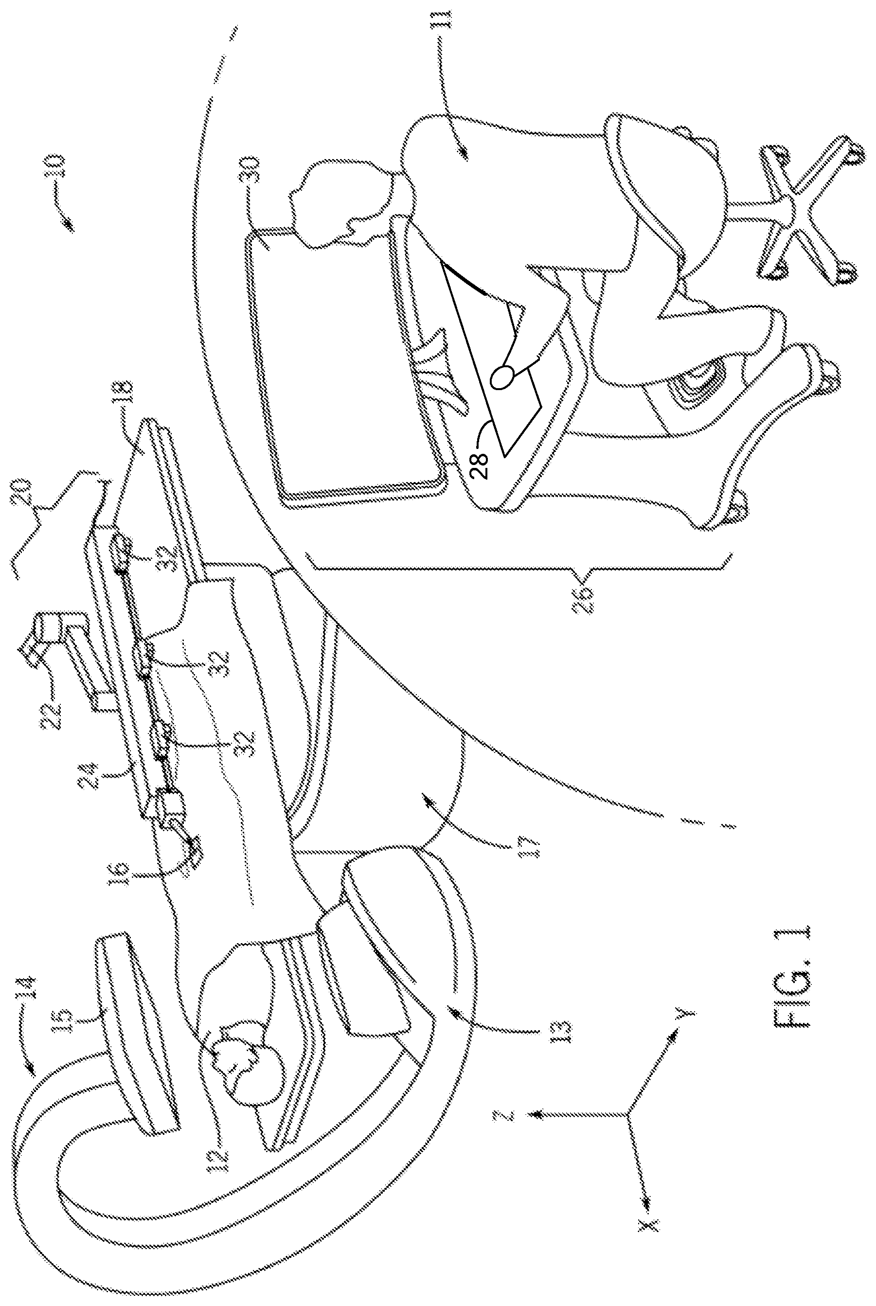 Patent US12318161 Figure 1 – Robotic actuation of elongated medical devices