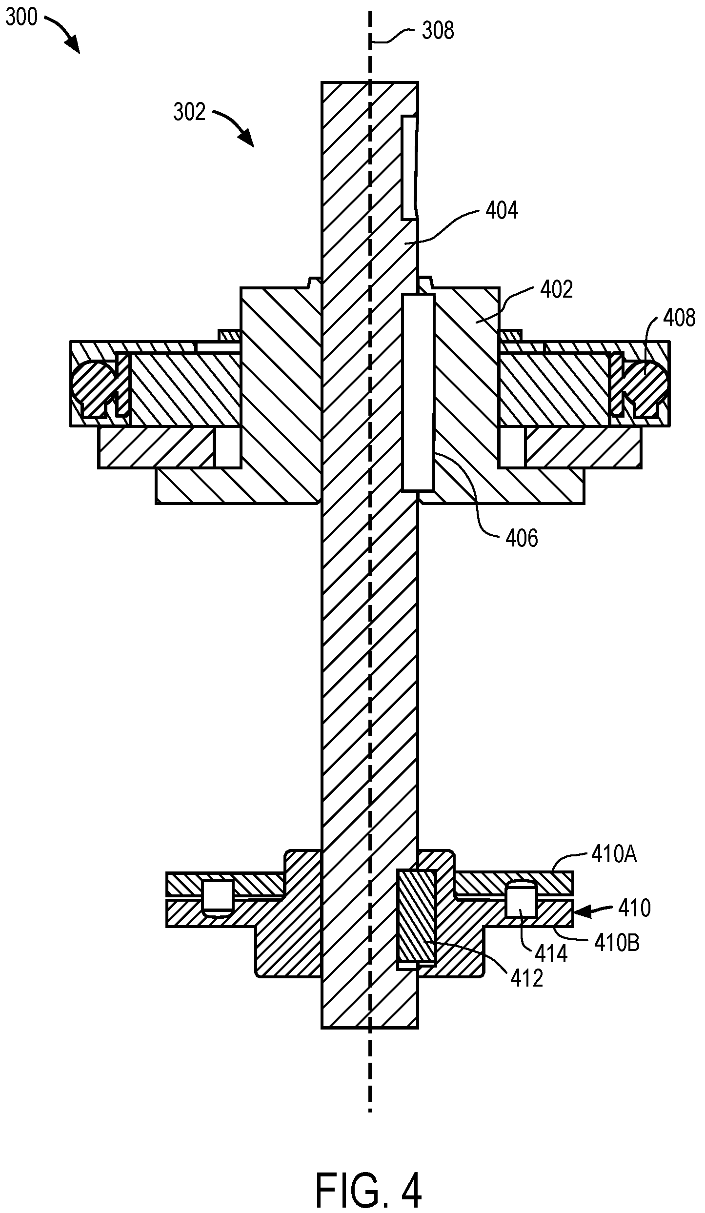 Patent US12318163 Figure 4 – Strain wave gearing with input to output braking