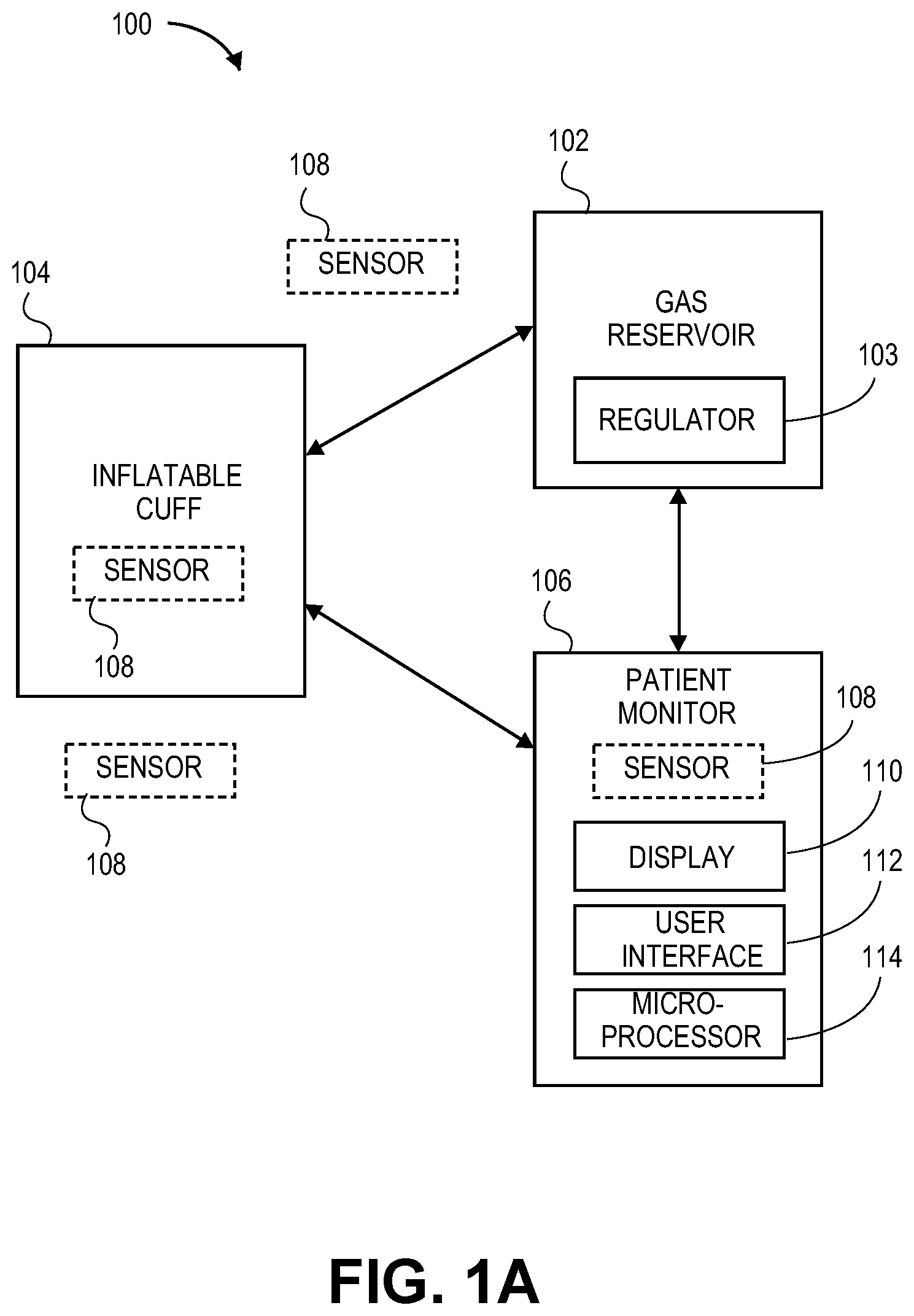 Patent US12318175 Figure 1 – Patient monitoring system