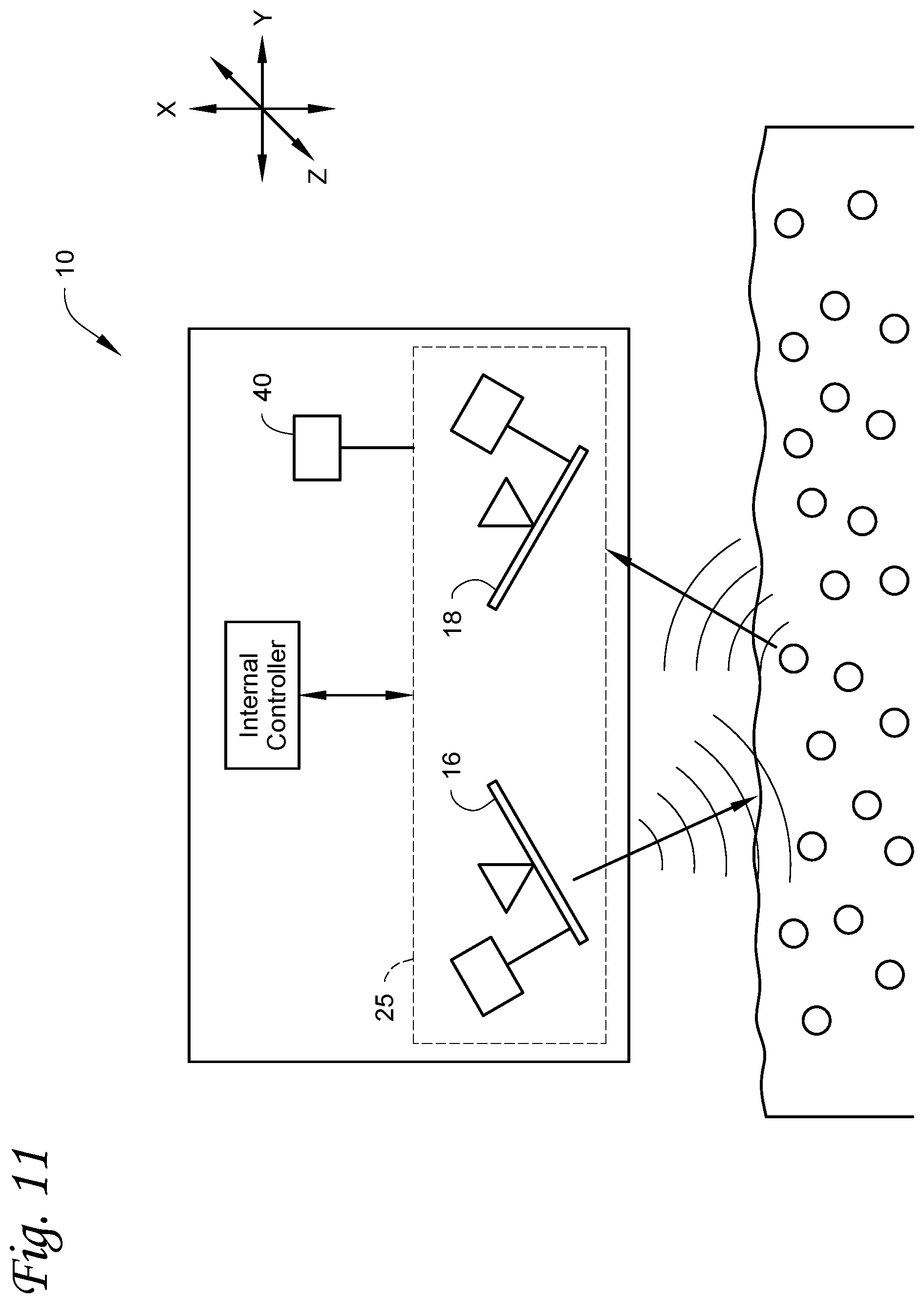 Patent US12318182 Figure 10 – Analyte sensors with antenna array