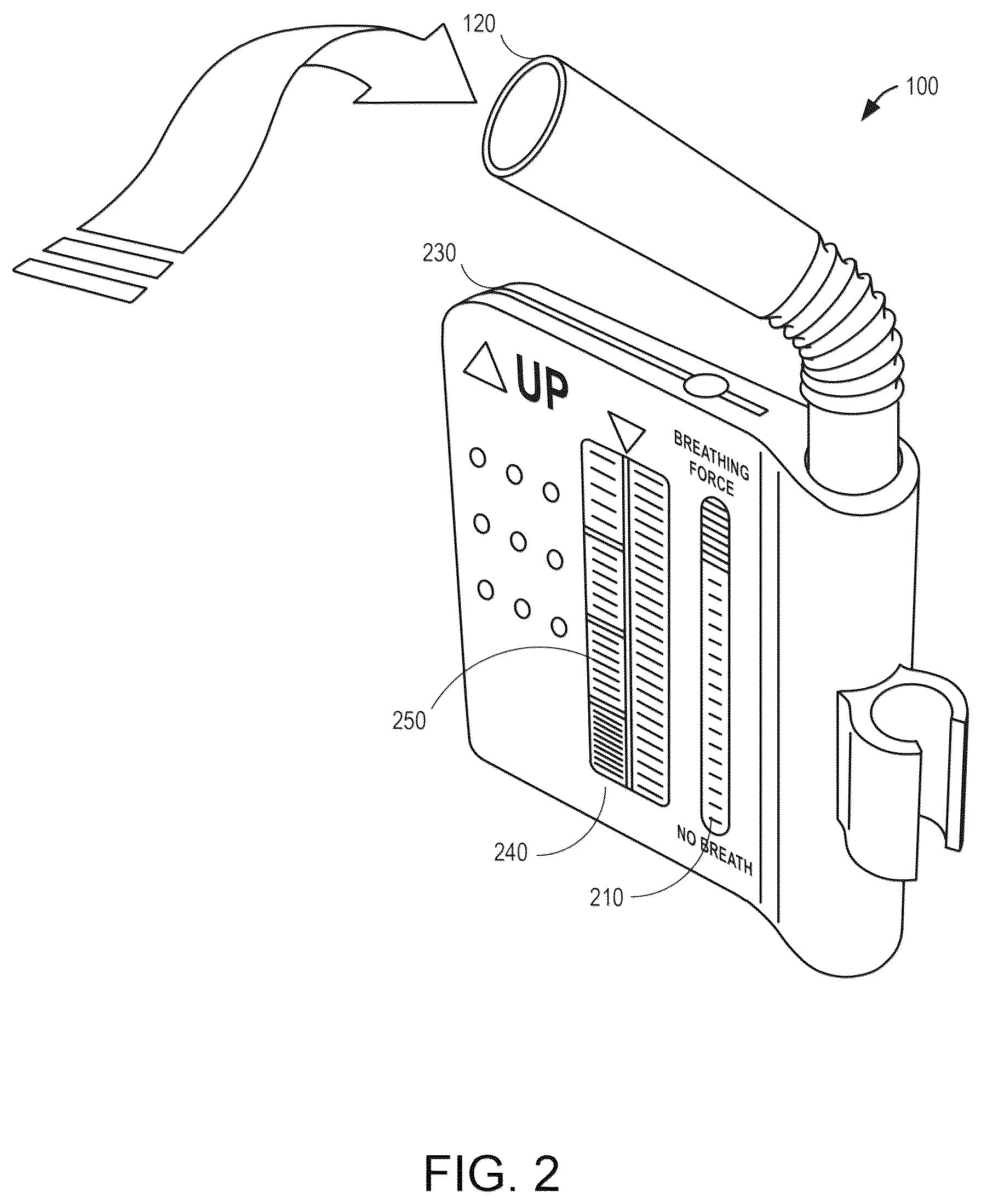 Patent US12318186 Figure 3 – Breath gas analysis