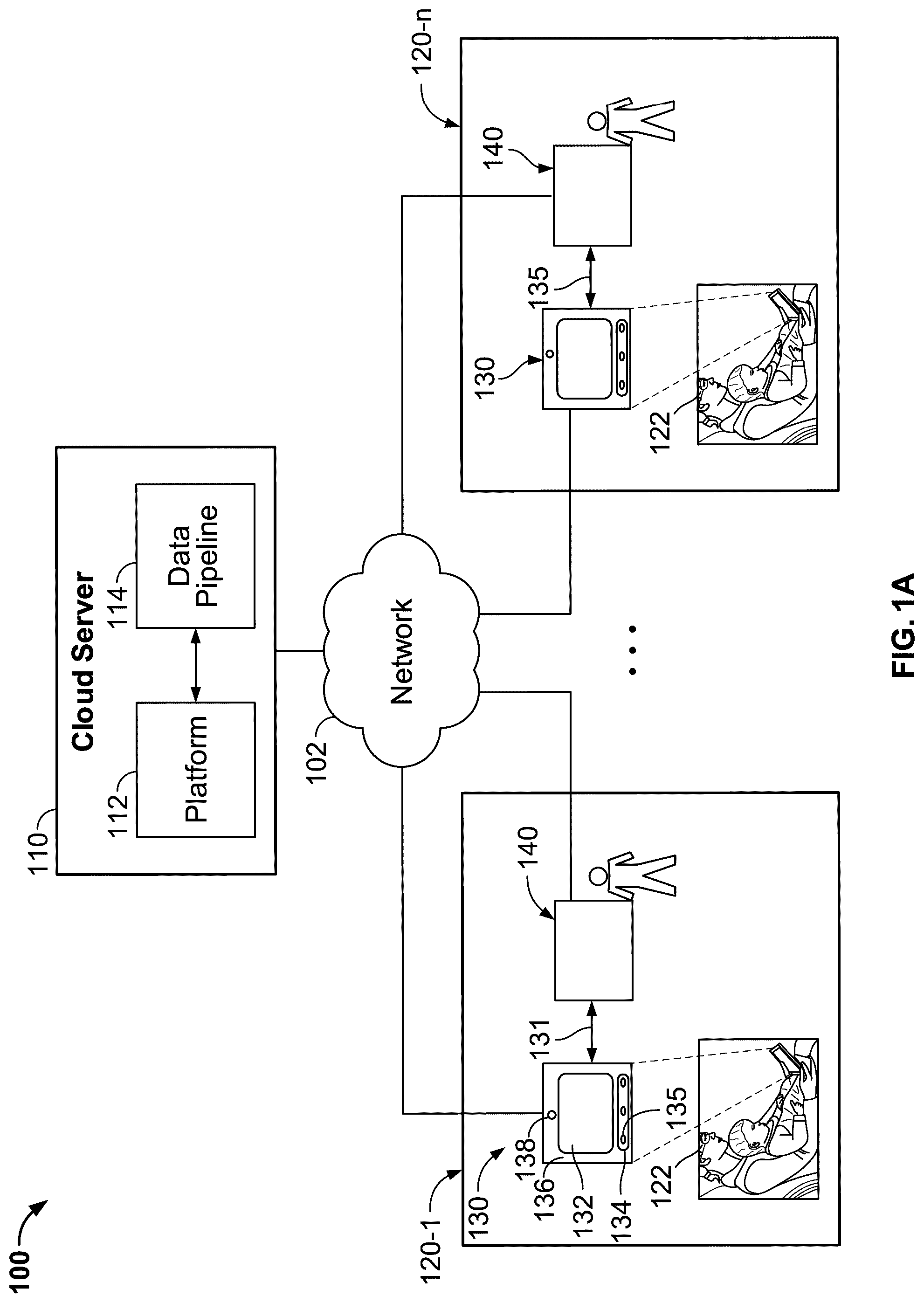 Patent US12318201 Figure 1 – Systems and methods for using portable computer devices having eye-tracking capability