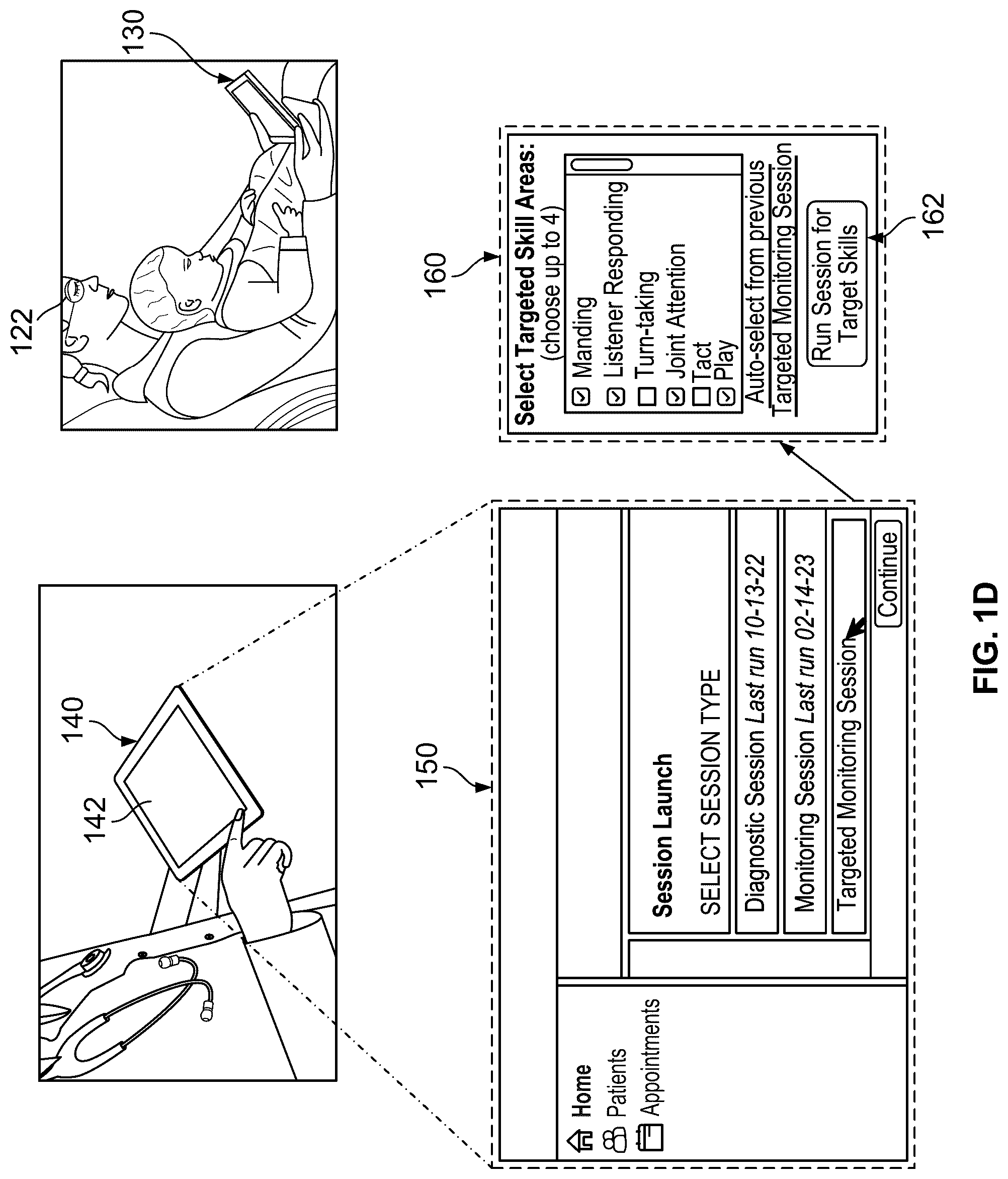Patent US12318201 Figure 4 – Systems and methods for using portable computer devices having eye-tracking capability