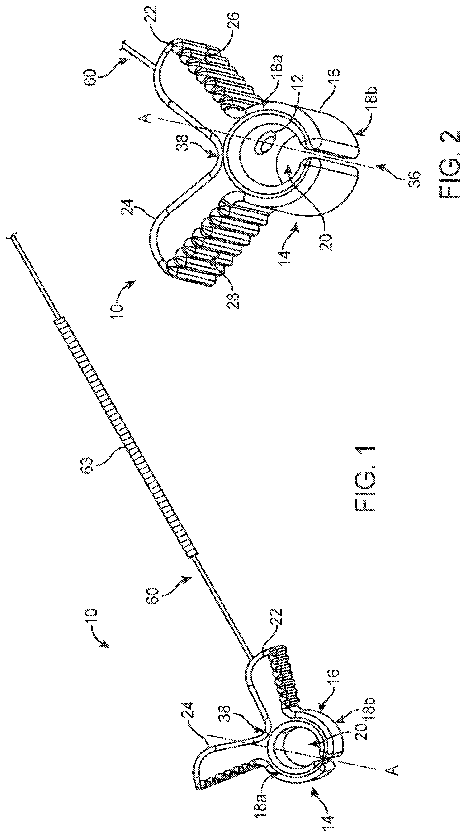 Patent US12318212 Figure 1 – Nerve monitoring and/or stimulation electrode assemblies