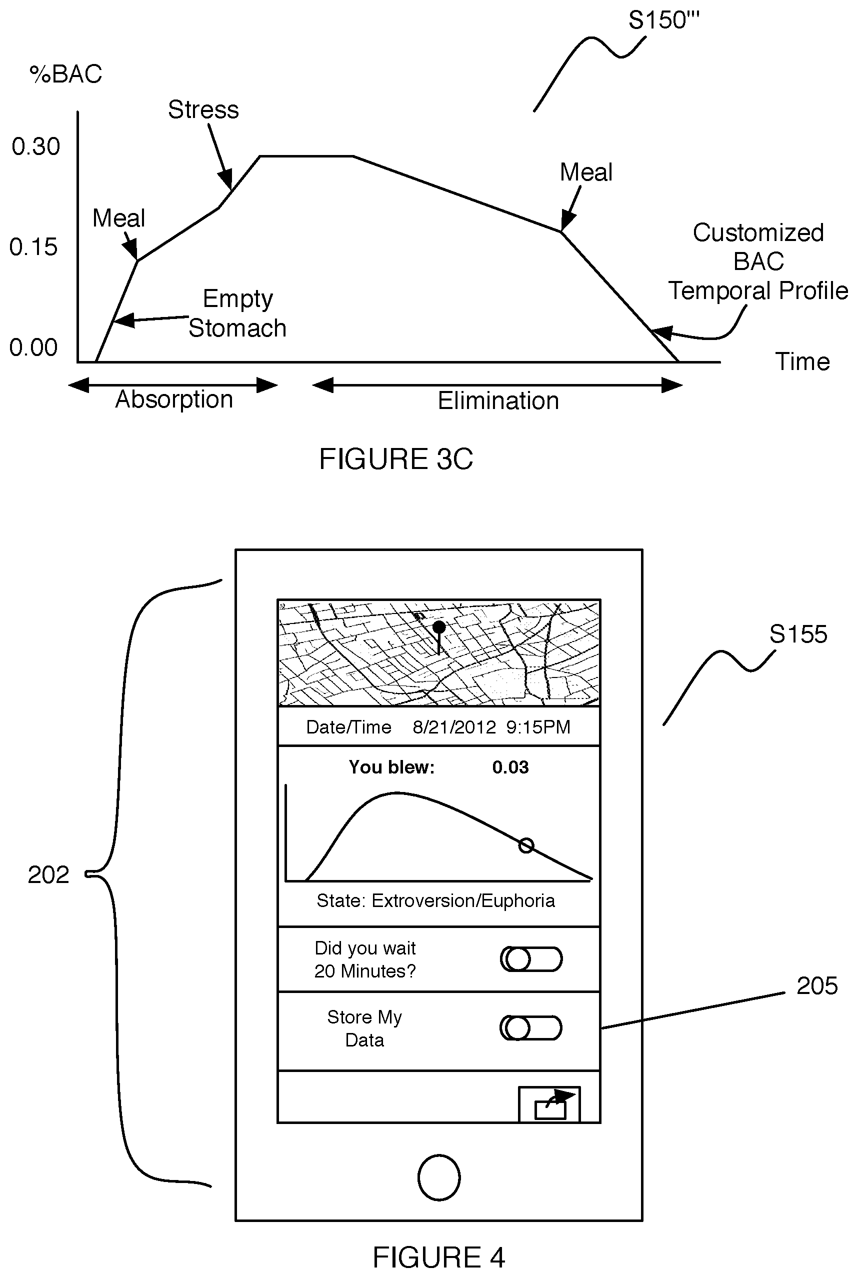 Patent US12318216 Figure 6 – Method and system for monitoring intoxication