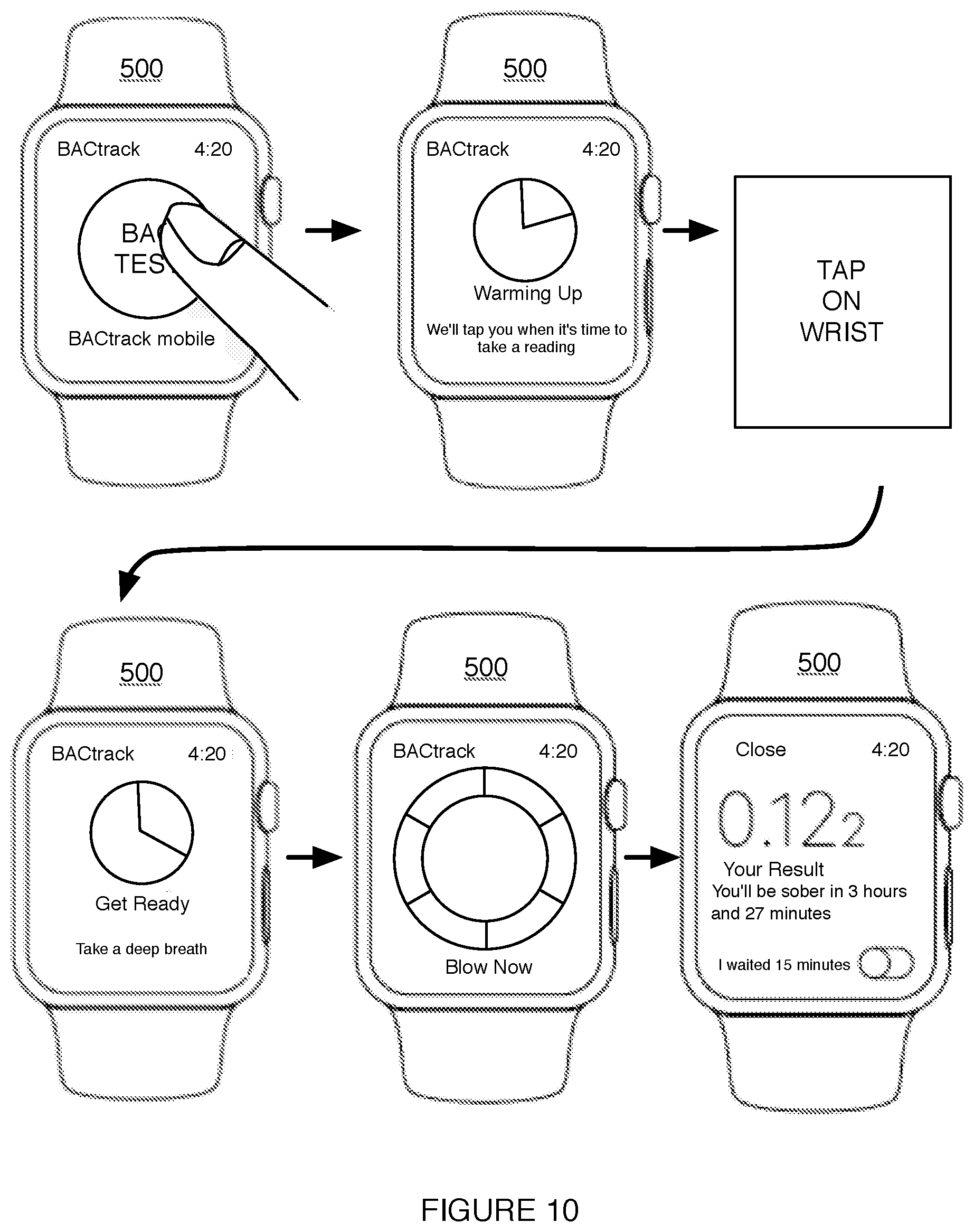 Patent US12318216 Figure 14 – Method and system for monitoring intoxication