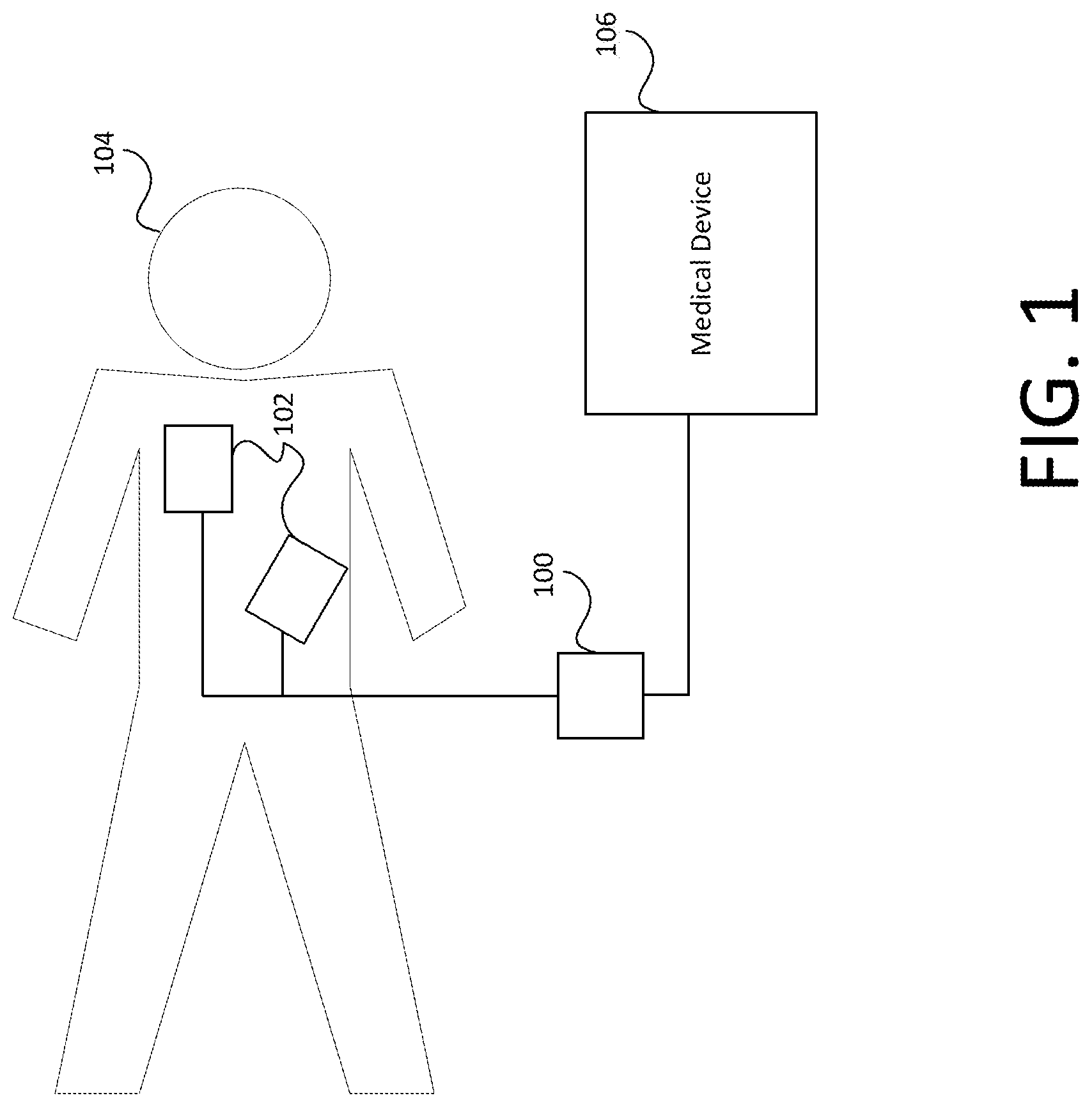 Patent US12318217 — Accessory for analyzing patient signals during cardiopulmonary resuscitation — Figure 1