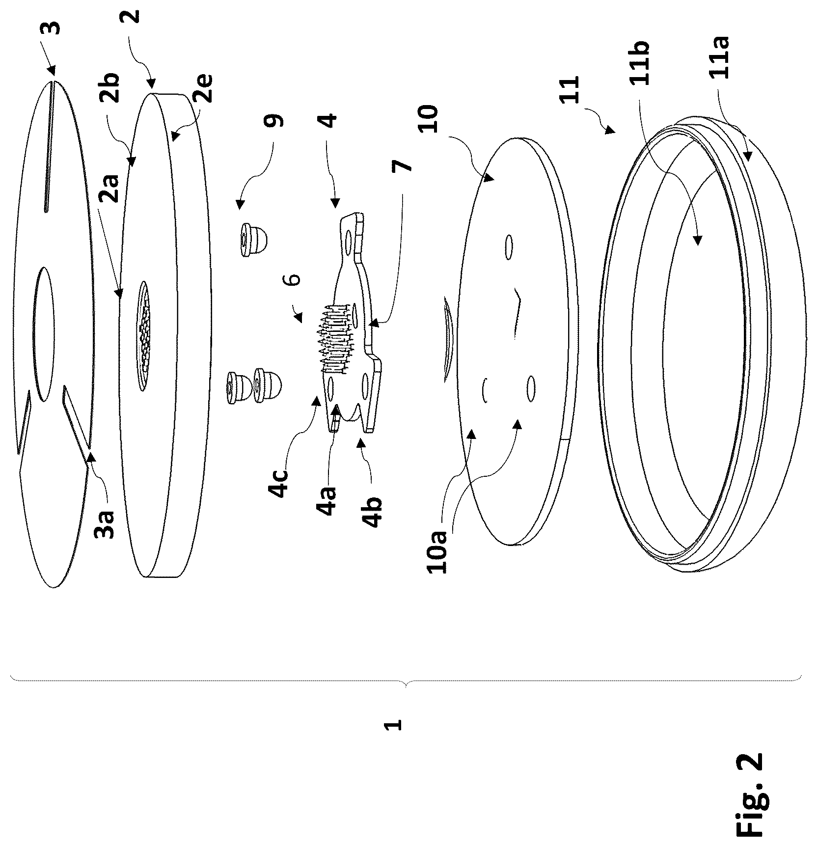 Patent US12318224 Figure 2 – Wearable biosensor device