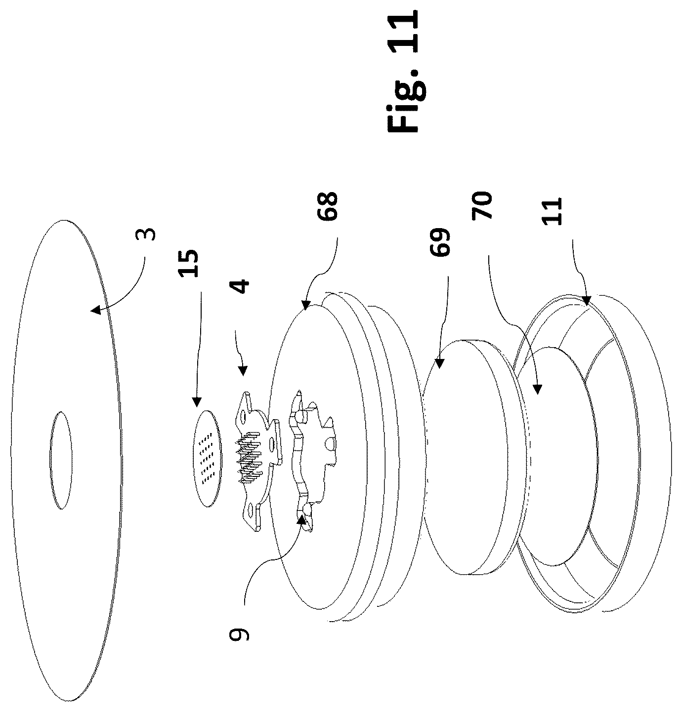 Patent US12318224 Figure 11 – Wearable biosensor device