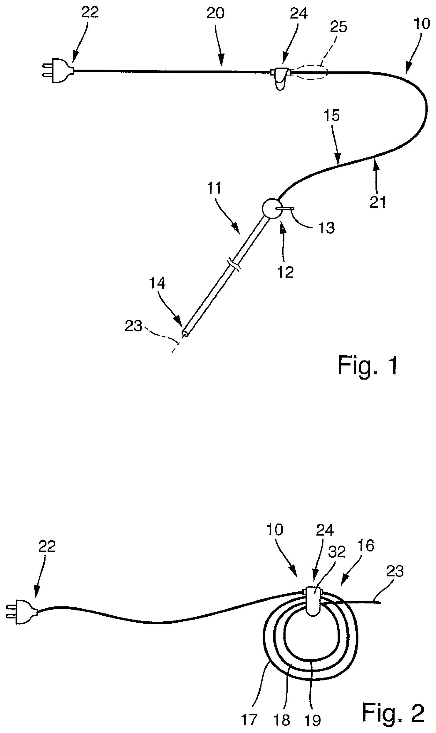 Patent US12318230 Figure 1 – Instrument with holding device