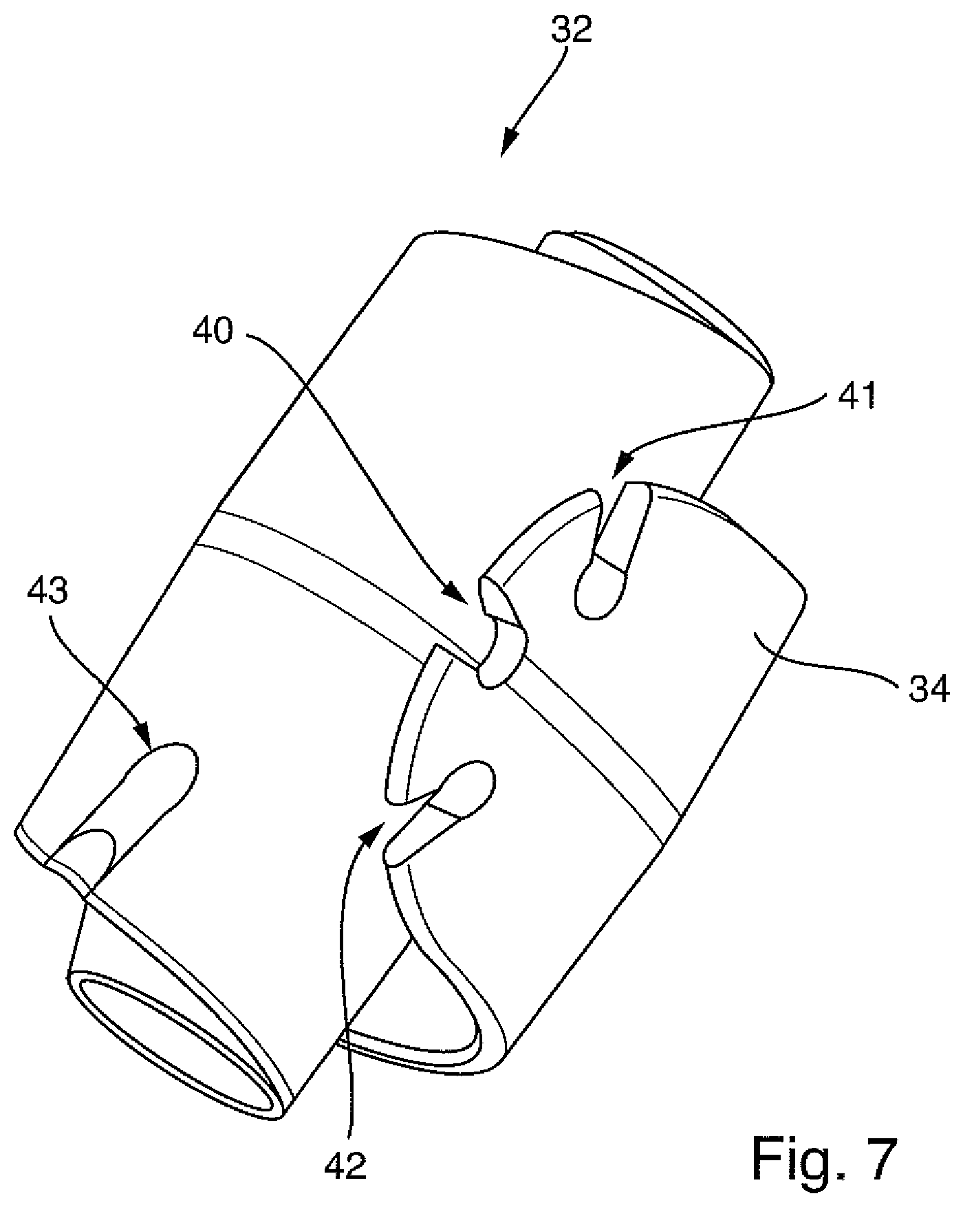 Patent US12318230 Figure 5 – Instrument with holding device