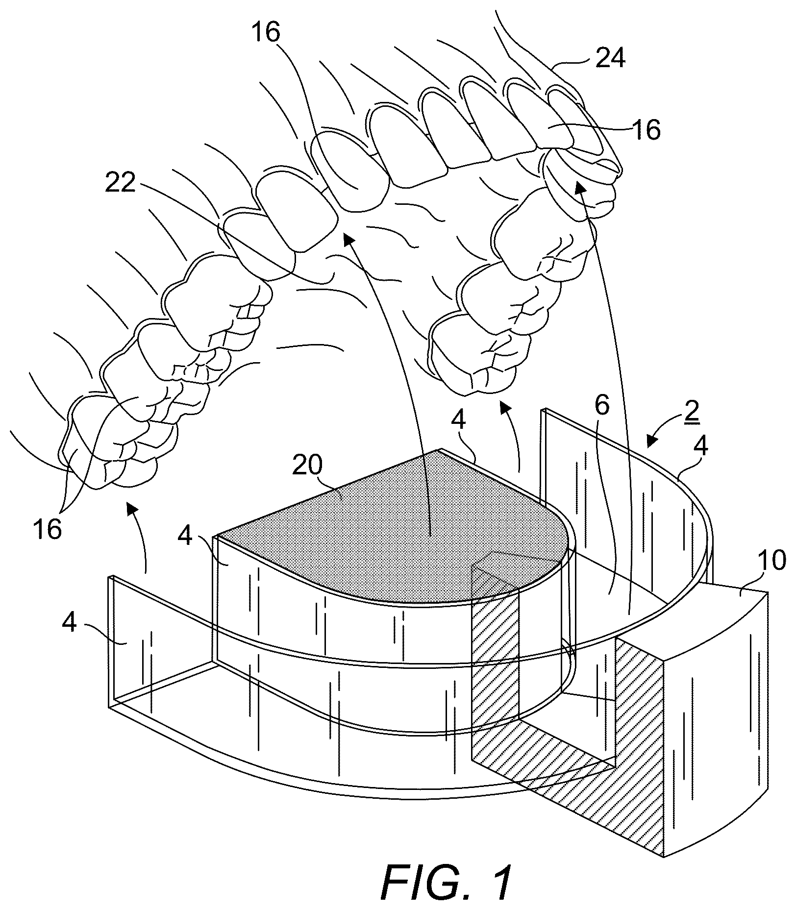 Patent US12318247 Figure 1 – Early dental caries detection system and method
