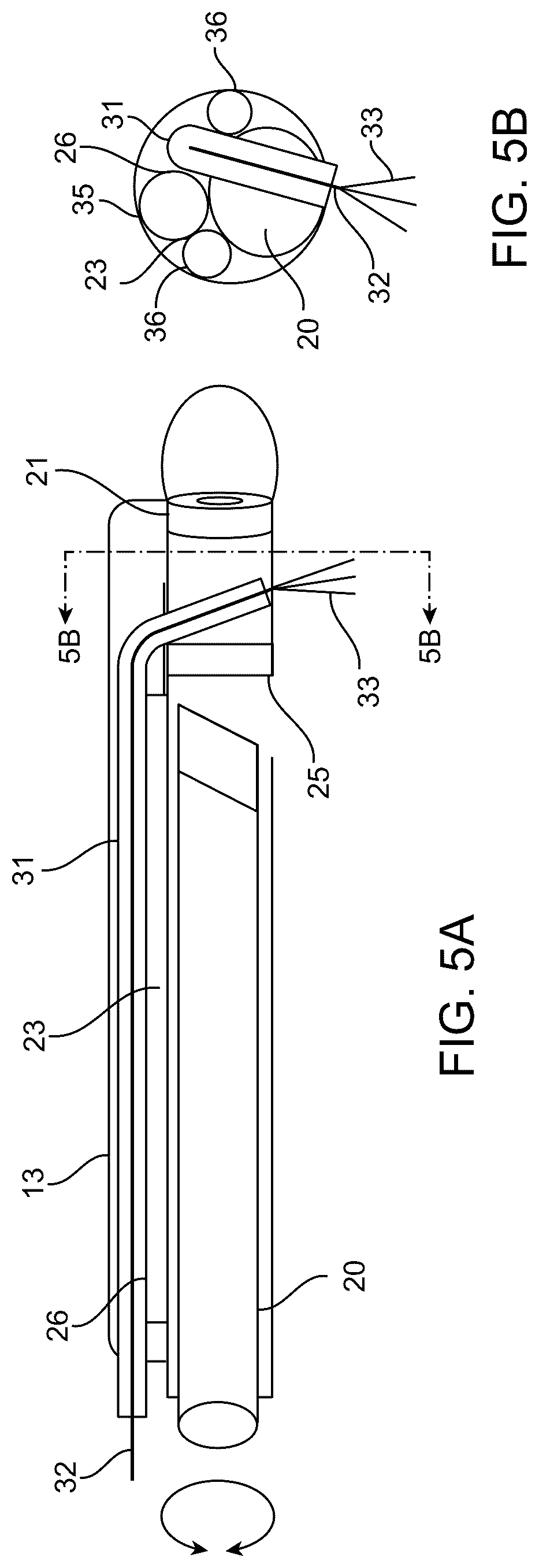 Patent US12318252 Figure 5 – Combined ultrasonic and direct visual hysteroscope