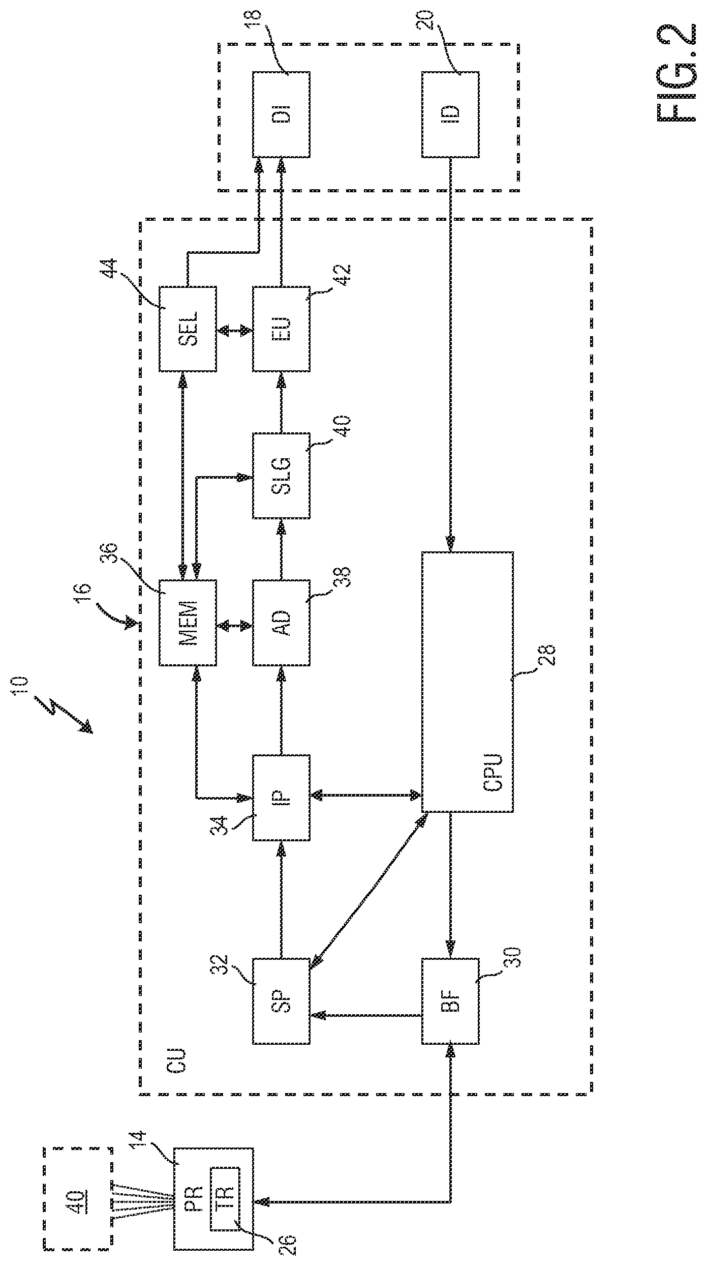 Patent US12318256 Figure 2 – 3D ultrasound imaging system
