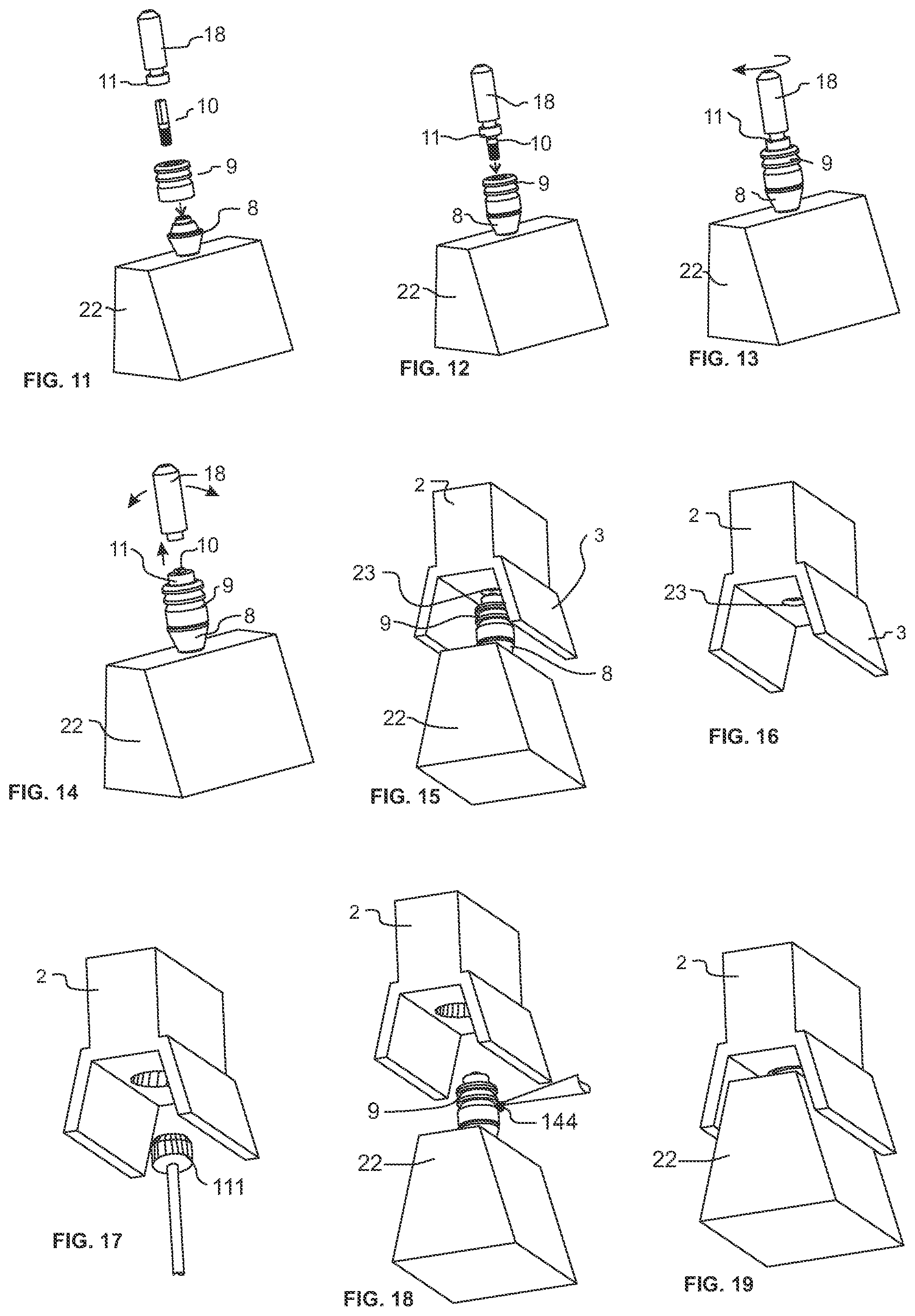 Patent US12318265 Figure 6 – Screw-attached pick-up dental coping system and methods