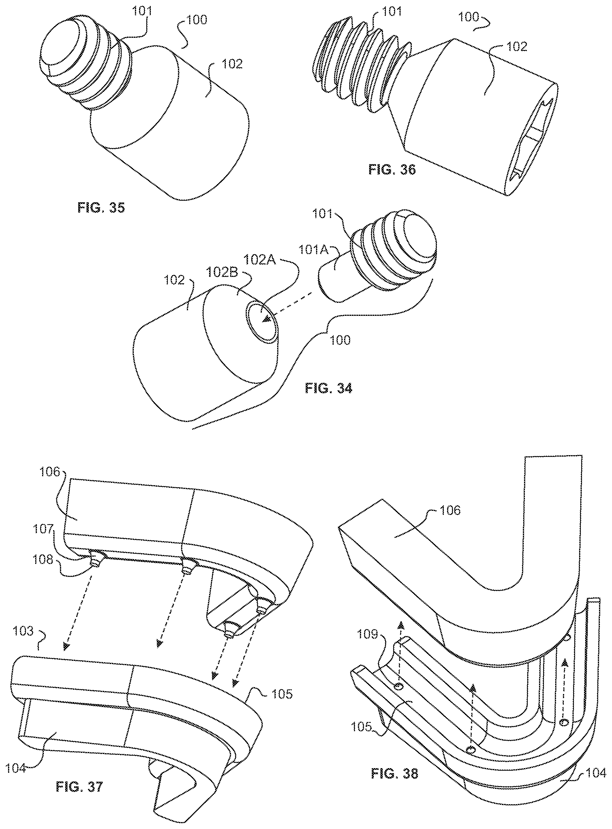 Patent US12318265 Figure 11 – Screw-attached pick-up dental coping system and methods