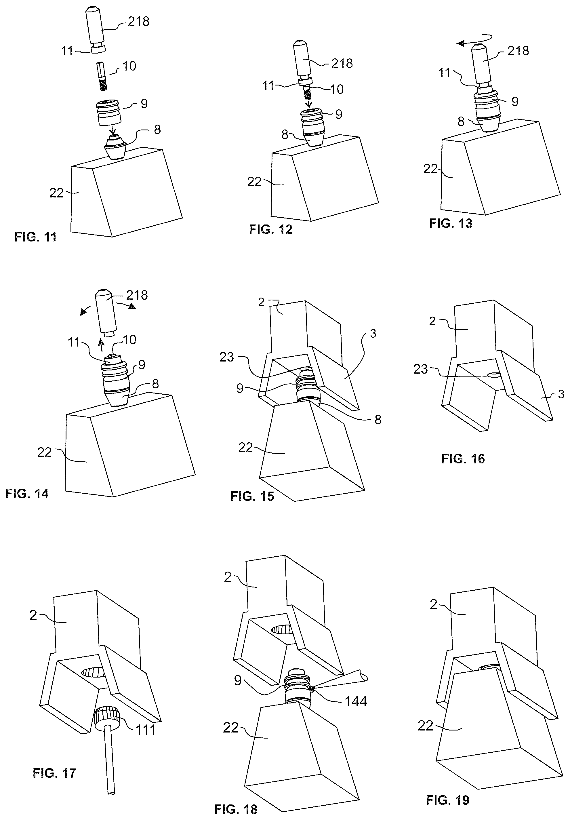 Patent US12318266 Figure 6 – Screw-attached pick-up dental coping systems and methods