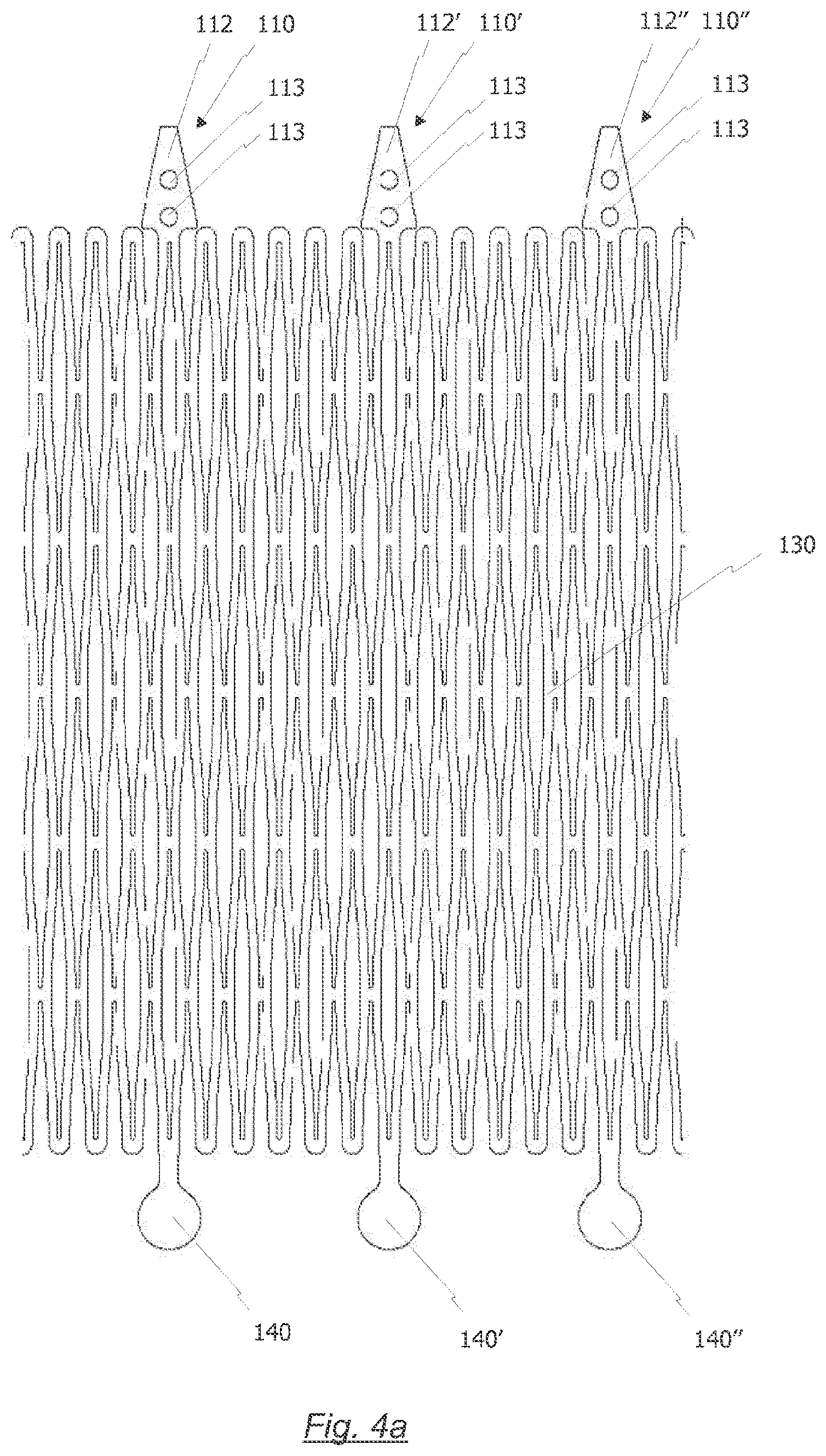 Patent US12318281 Figure 4 – Radially collapsible frame for a prosthetic valve and method for manufacturing such a frame