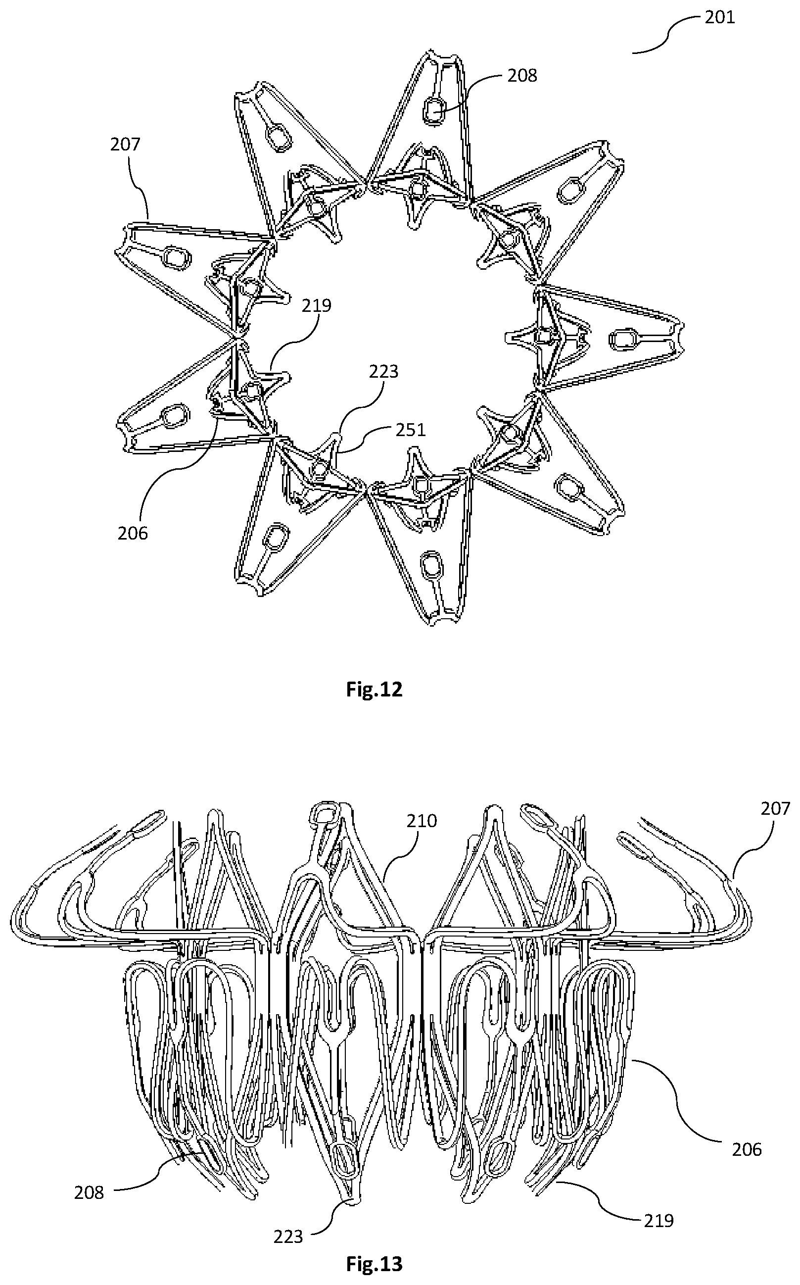 Patent US12318282 Figure 8 – Transapical implantable mitral valve device