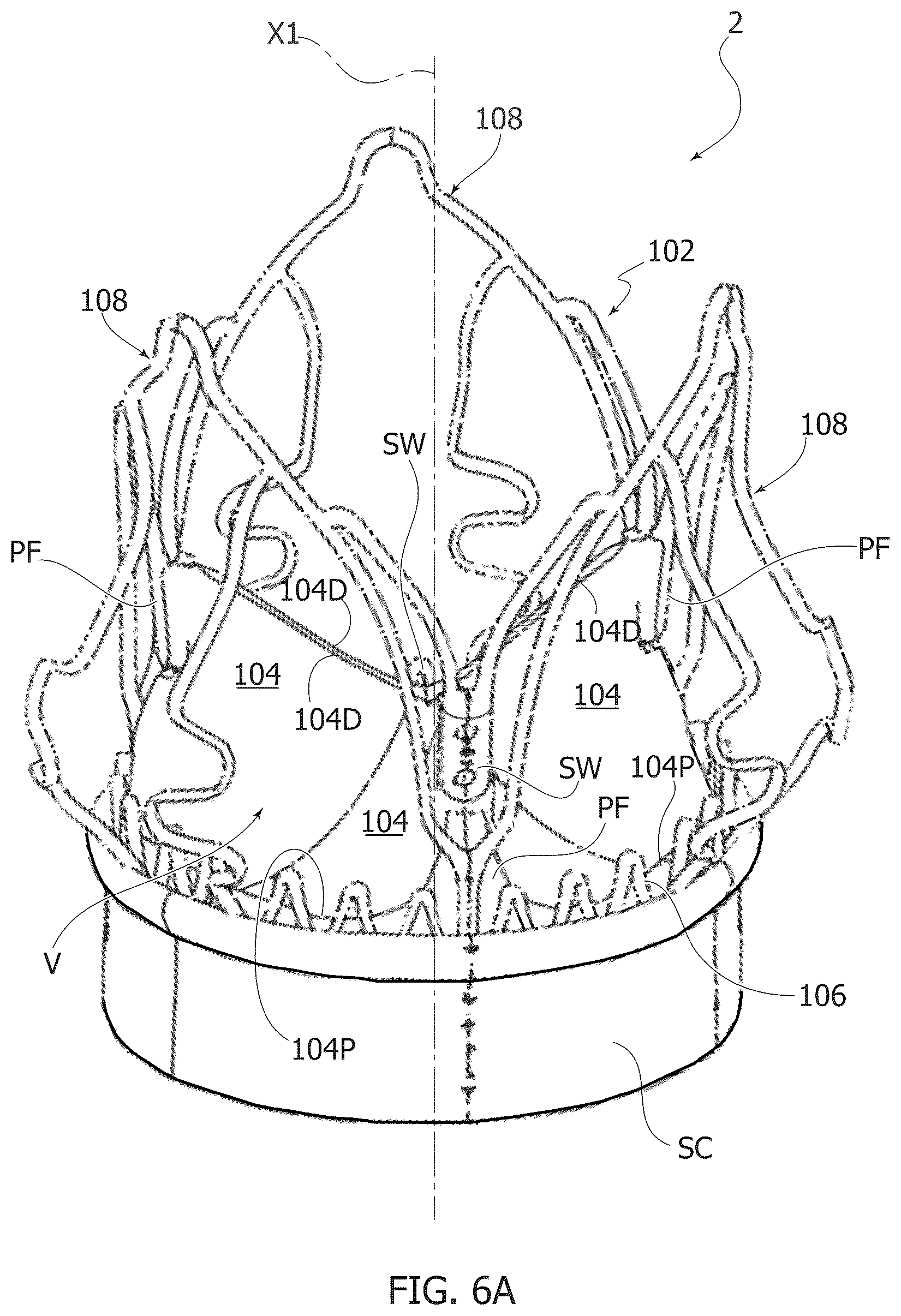 Patent US12318289 Figure 7 – Device for the in-situ delivery of heart valve prosthesis