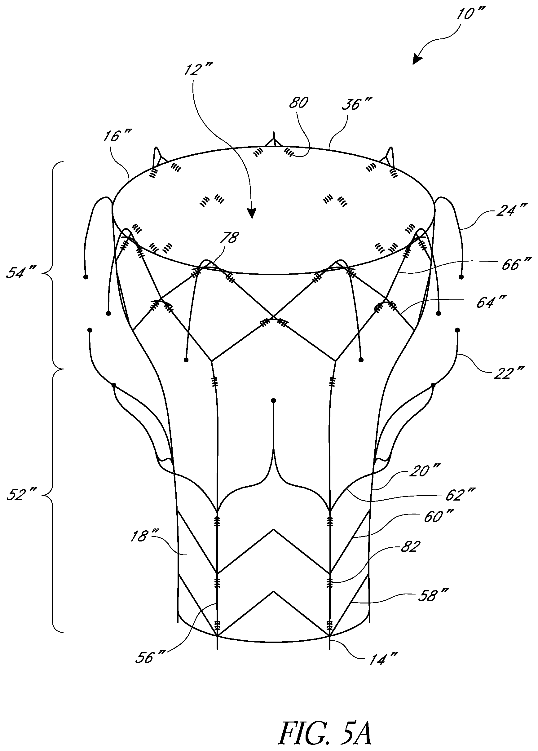 Patent US12318290 Figure 5 – Replacement heart valves, delivery devices and methods