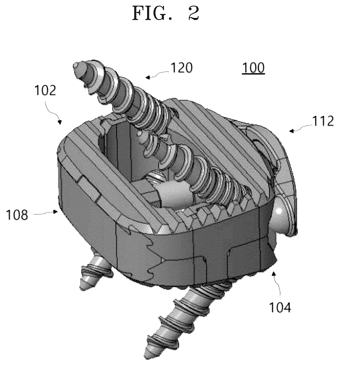Patent US12318305 Figure 2 – Height-adjustable intervertebral fusion cage