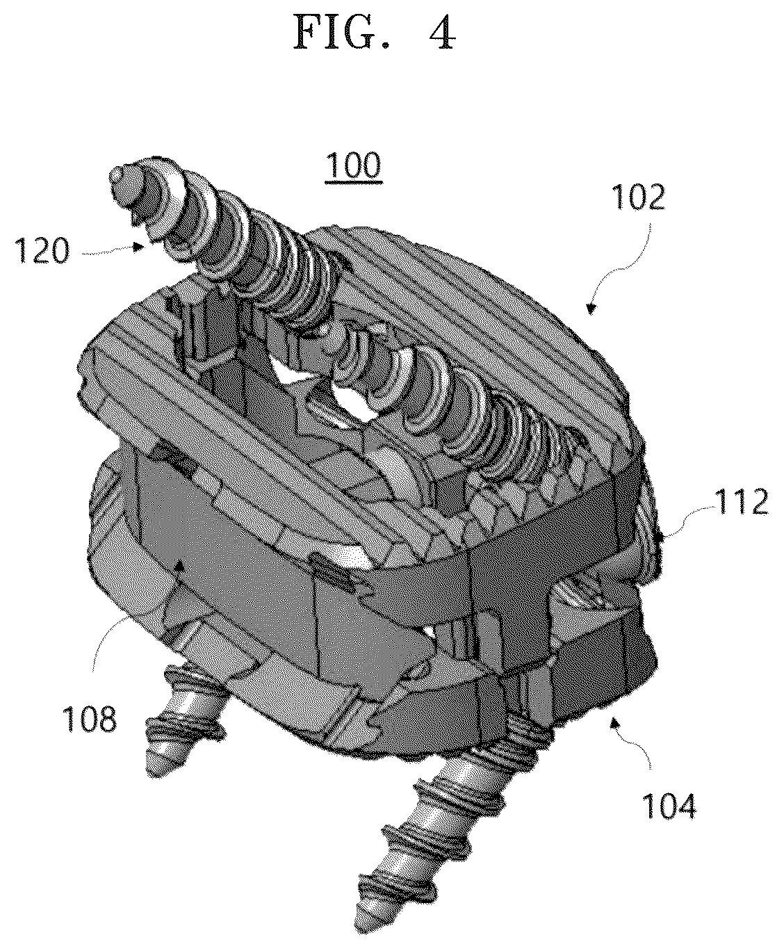 Patent US12318305 Figure 4 – Height-adjustable intervertebral fusion cage