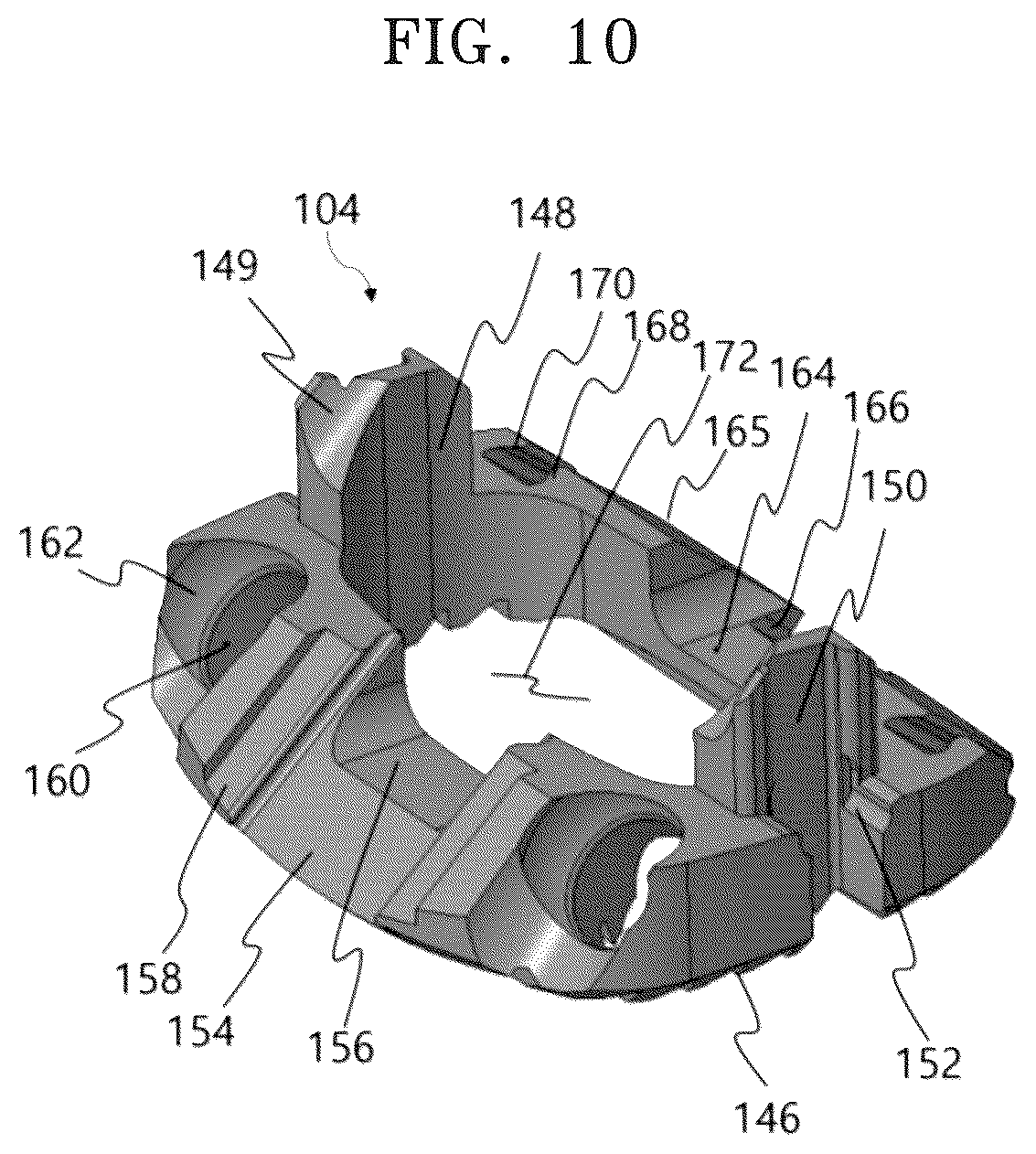 Patent US12318305 Figure 10 – Height-adjustable intervertebral fusion cage