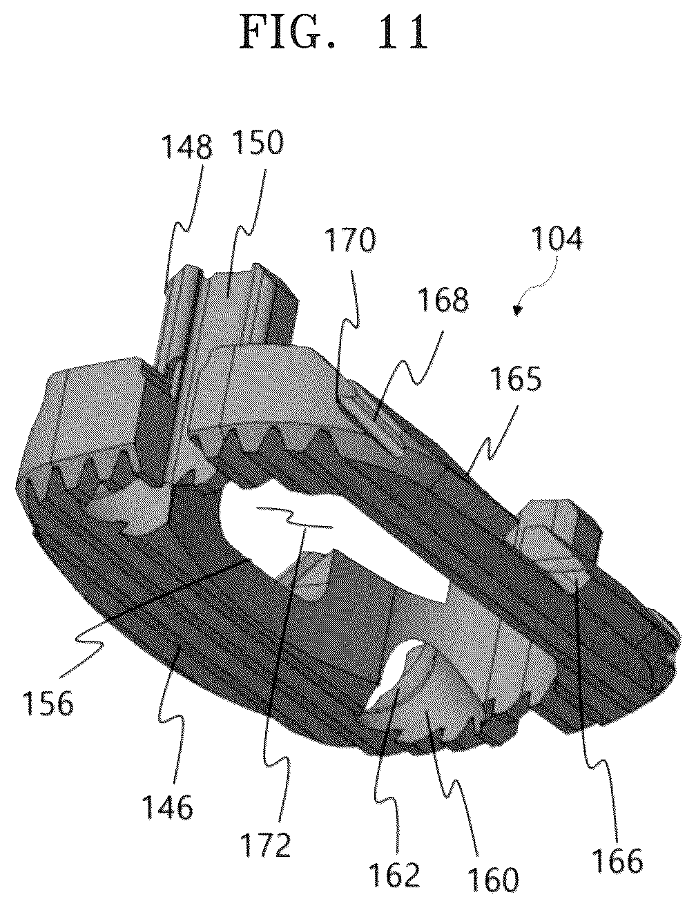Patent US12318305 Figure 11 – Height-adjustable intervertebral fusion cage