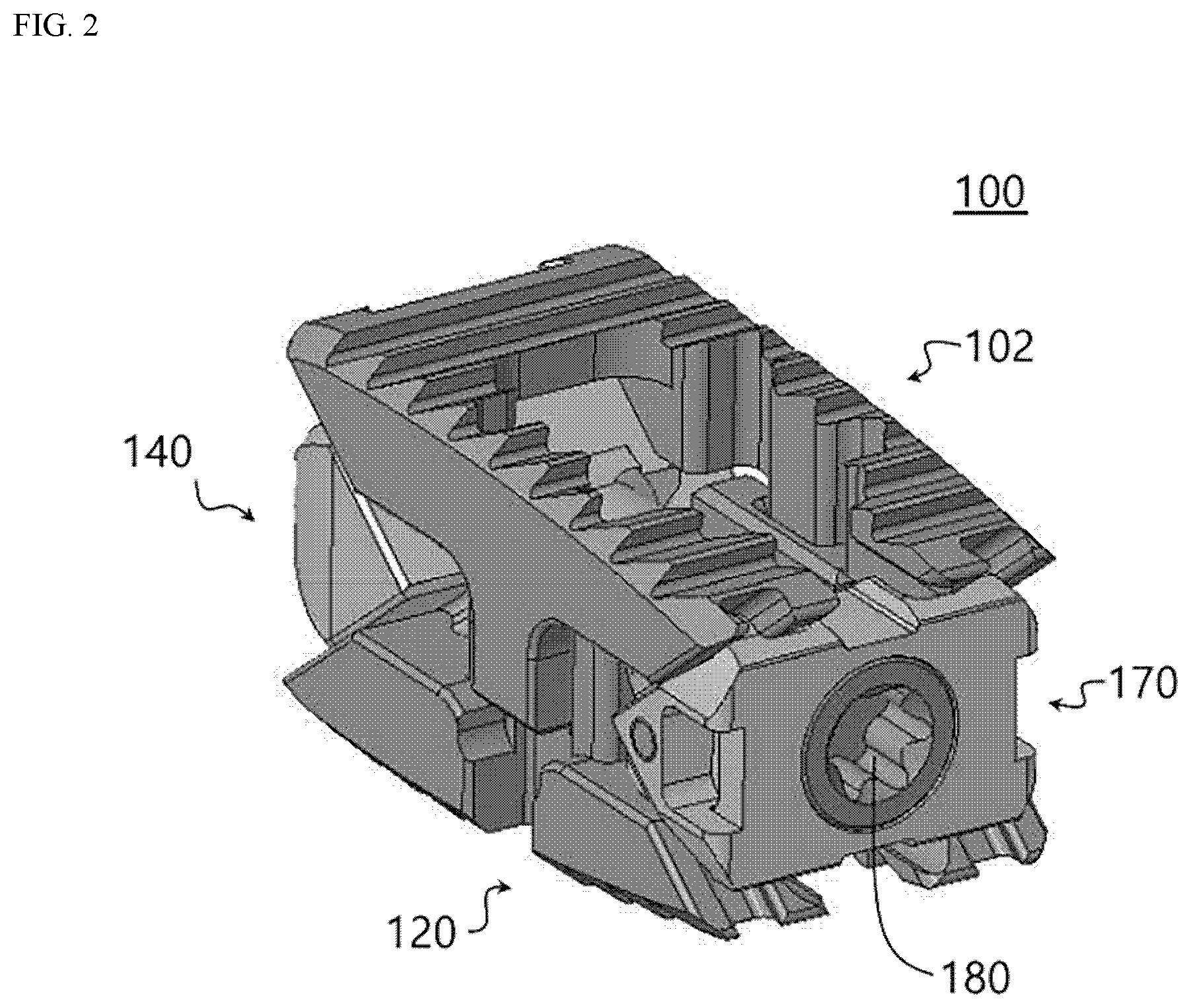 Patent US12318306 Figure 2 – Height-adjustable spinal fusion cage