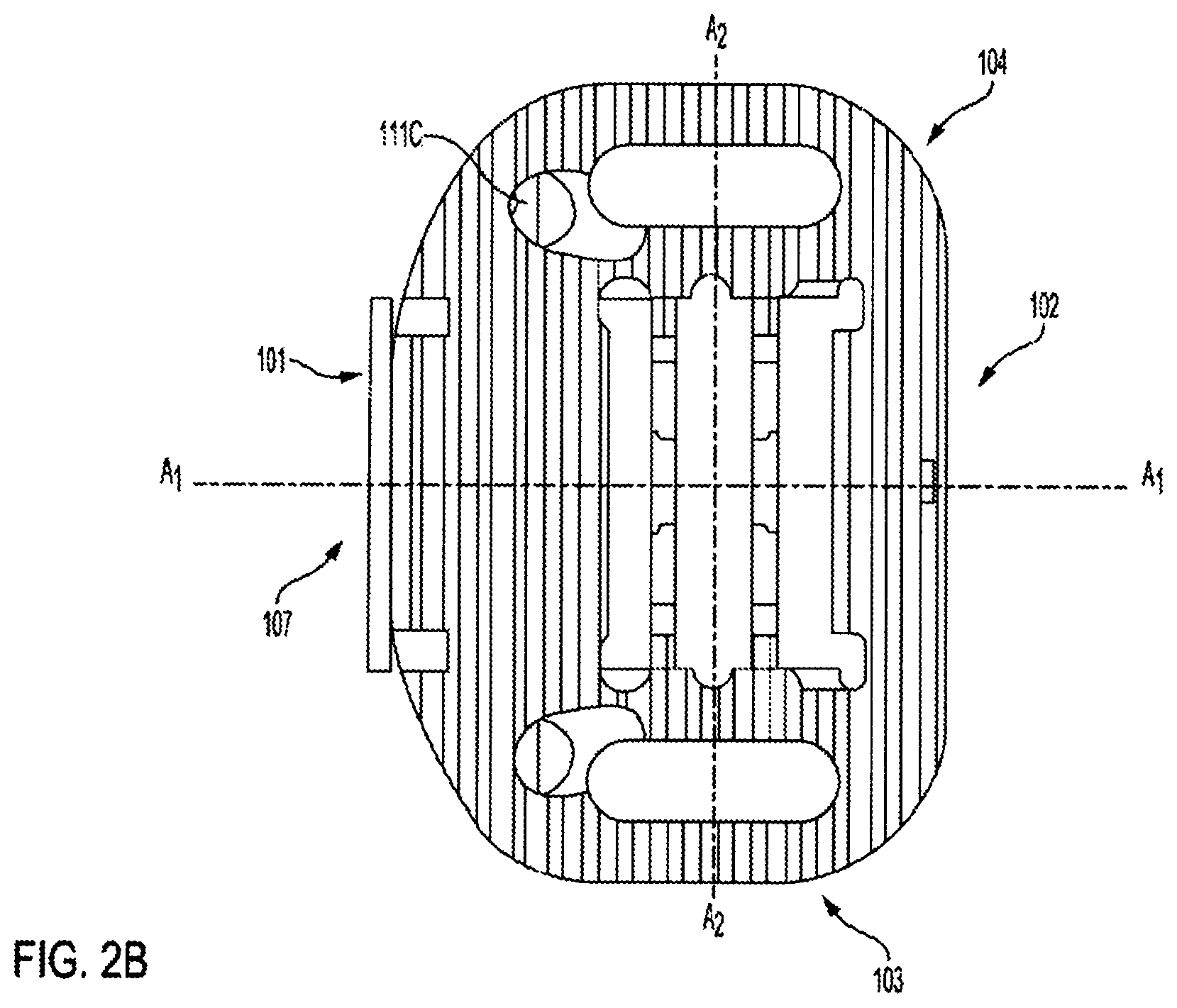 Patent US12318308 Figure 6 – Dual expandable inter-body device