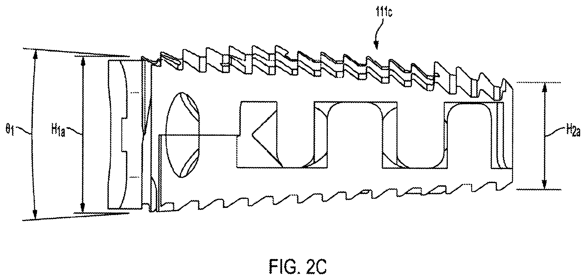 Patent US12318308 Figure 7 – Dual expandable inter-body device