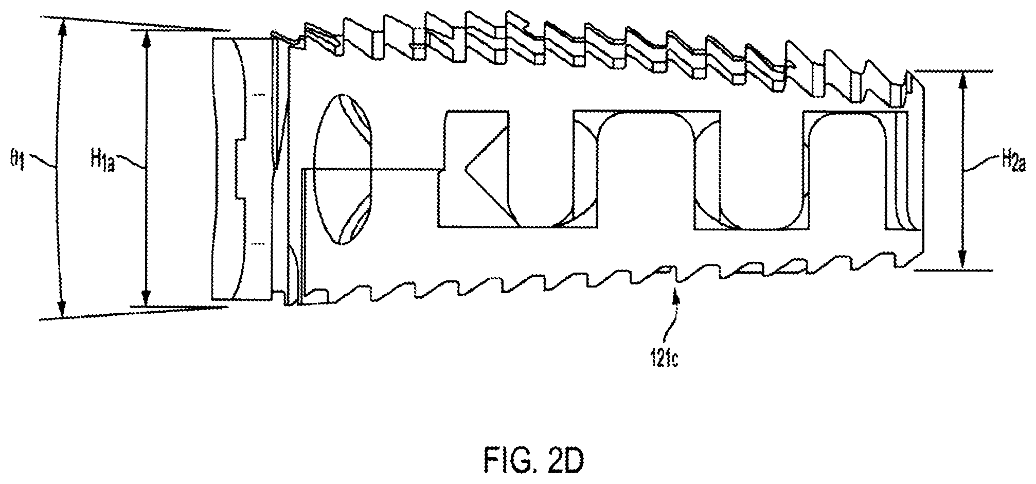 Patent US12318308 Figure 8 – Dual expandable inter-body device
