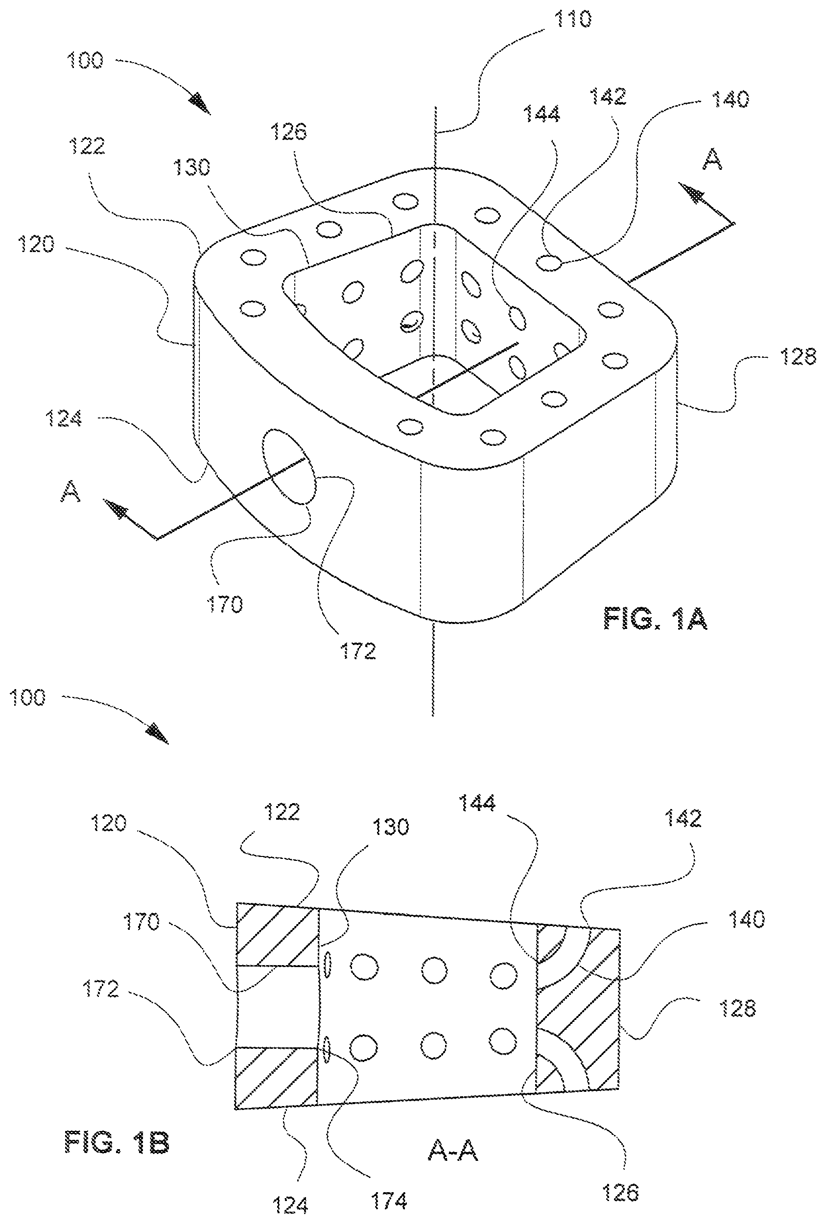 Patent US12318309 Figure 1 – Modular interbody spacer
