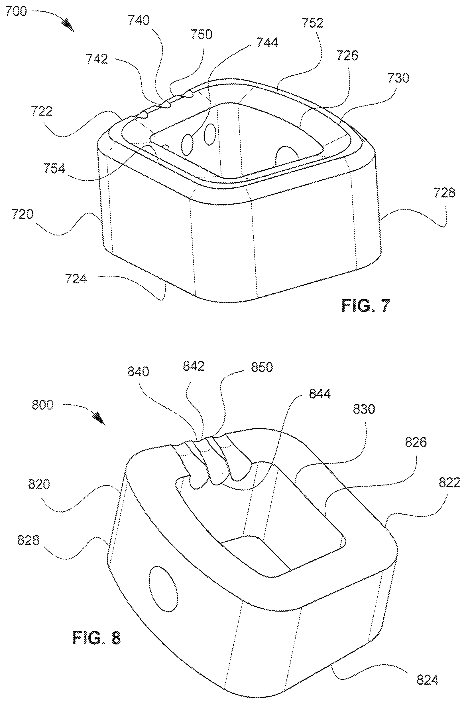 Patent US12318309 Figure 7 – Modular interbody spacer