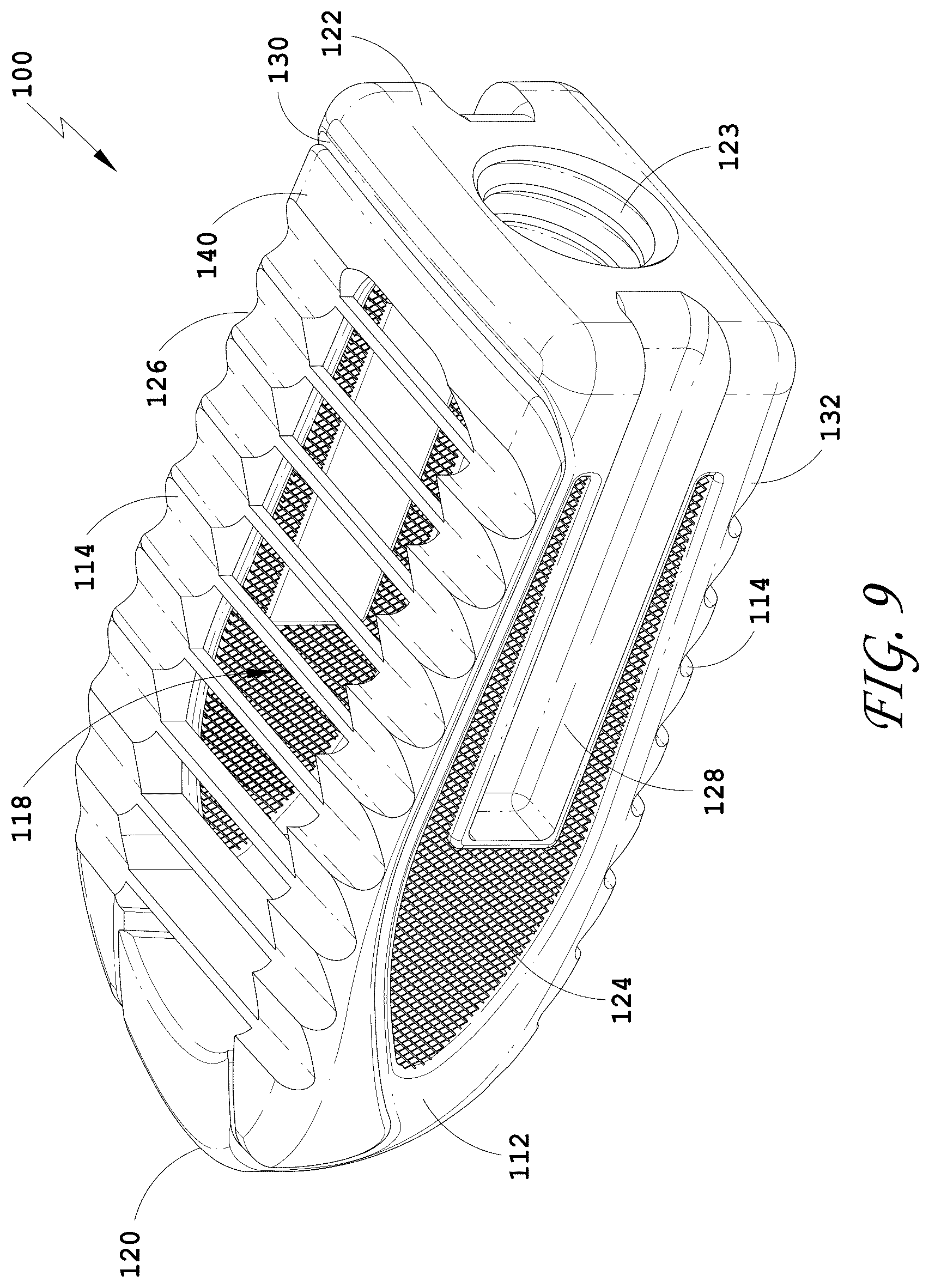 Patent US12318311 Figure 7 – Spinal implant device