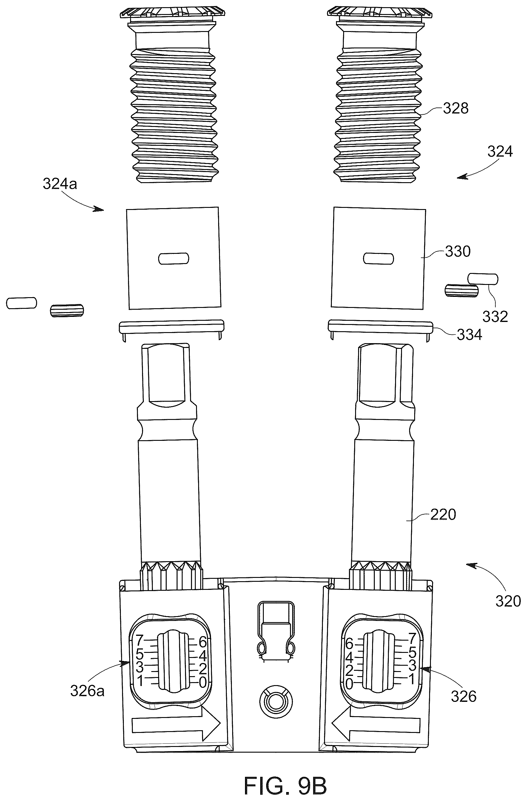 Patent US12318312 Figure 10 – Surgical instrument for operating spinal implant system with dual axis adjustability and method of operating same