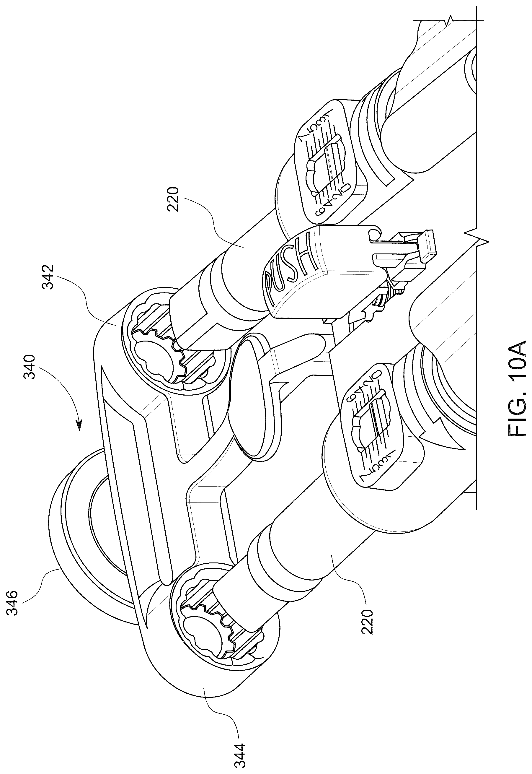 Patent US12318312 Figure 11 – Surgical instrument for operating spinal implant system with dual axis adjustability and method of operating same