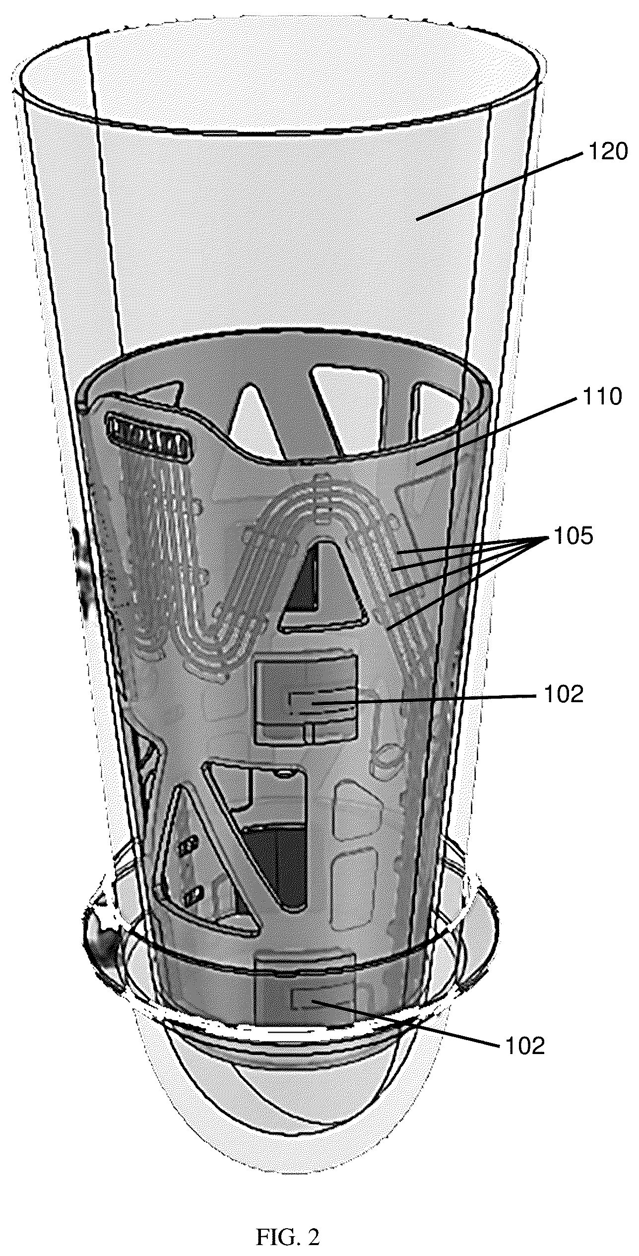 Patent US12318314 Figure 2 – System and methods for residual limbs of amputees