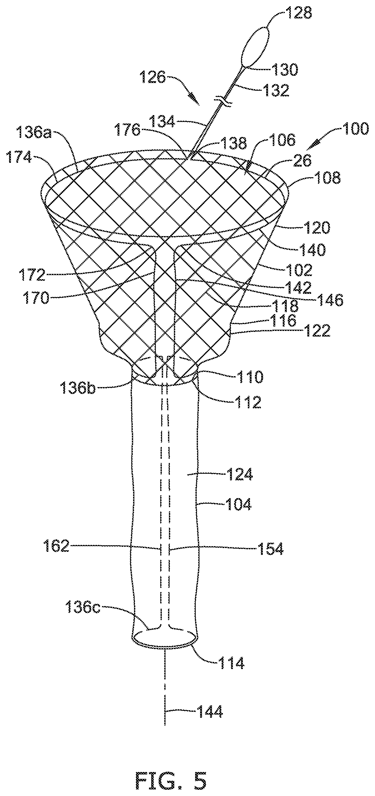 Patent US12318316 Figure 5 – Repositionable and removable stents