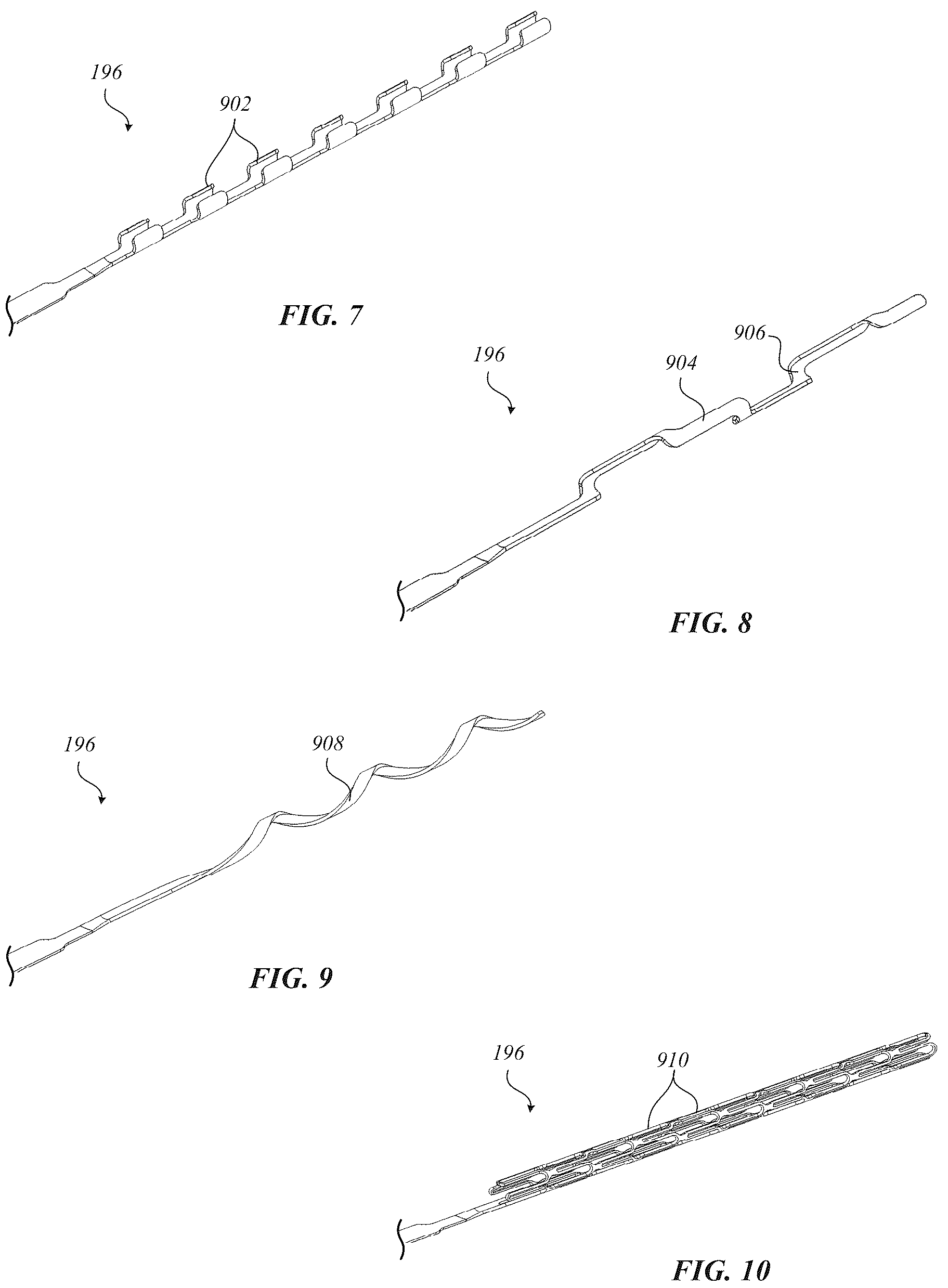 Patent US12318318 Figure 5 – Delivery systems for stents having protruding features