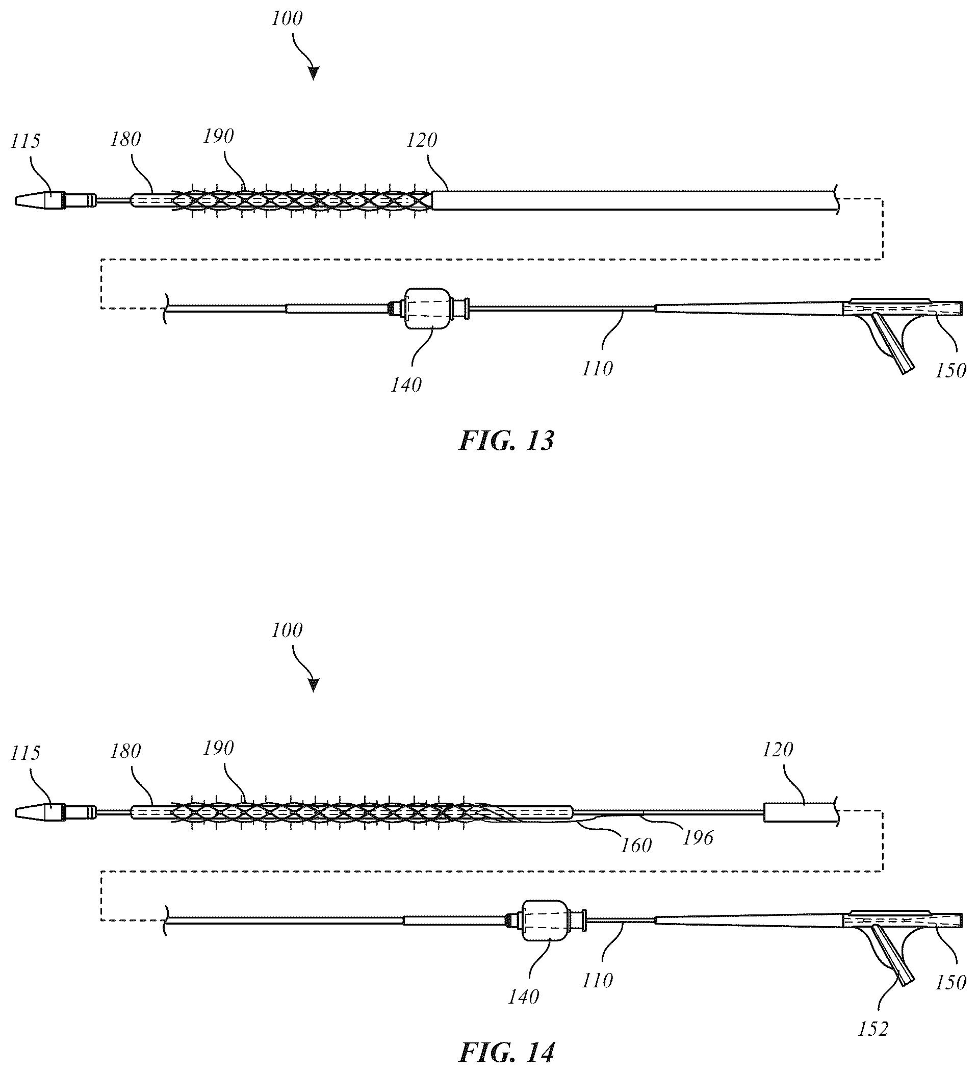 Patent US12318318 Figure 7 – Delivery systems for stents having protruding features