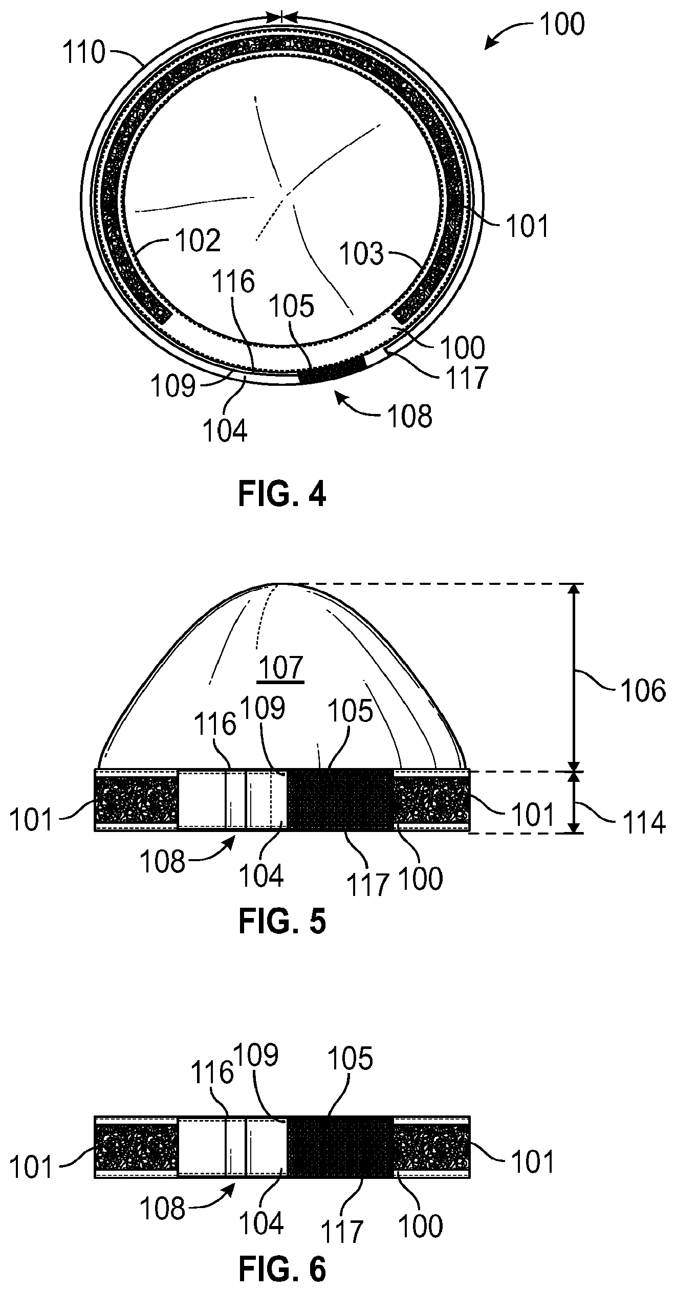 Patent US12318319 Figure 2 – Compression band for mittens and ears