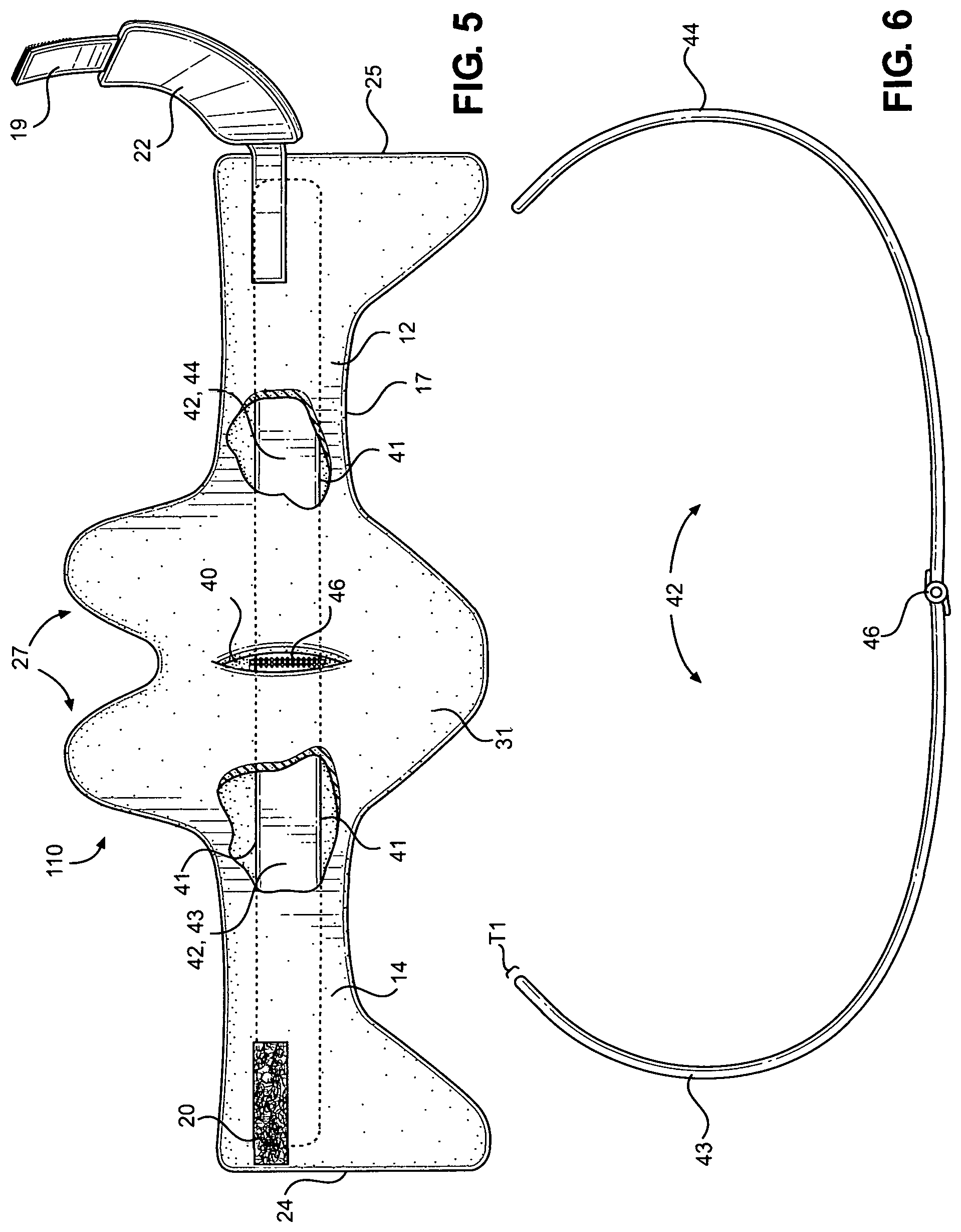 Patent US12318321 Figure 5 – Semi rigid cervical collar