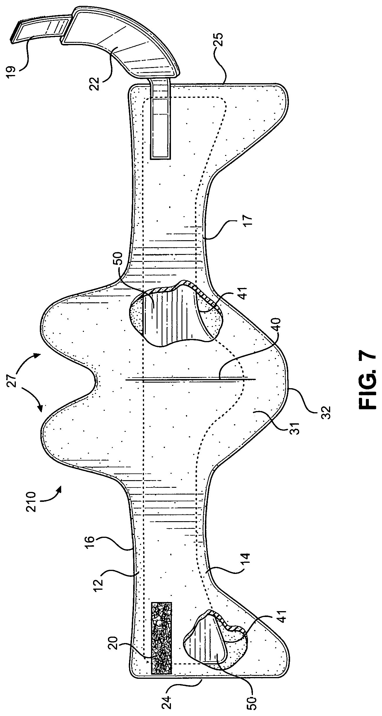 Patent US12318321 Figure 6 – Semi rigid cervical collar