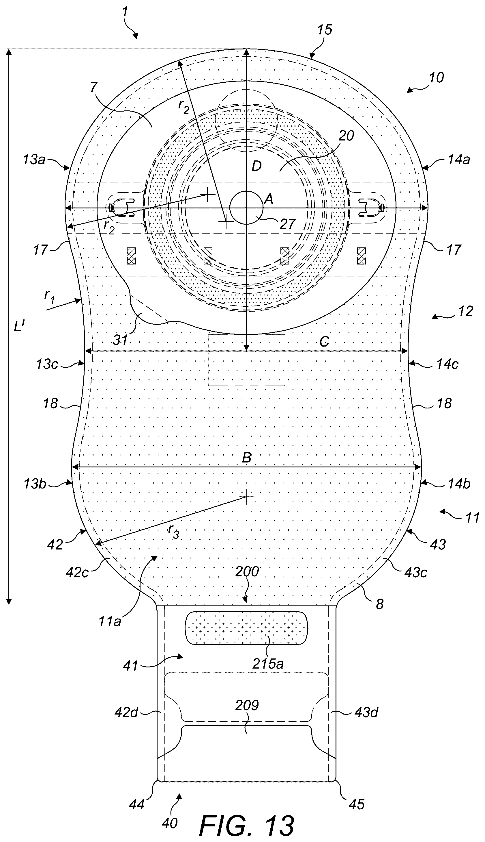 Patent US12318324 Figure 15 – Ostomy appliance