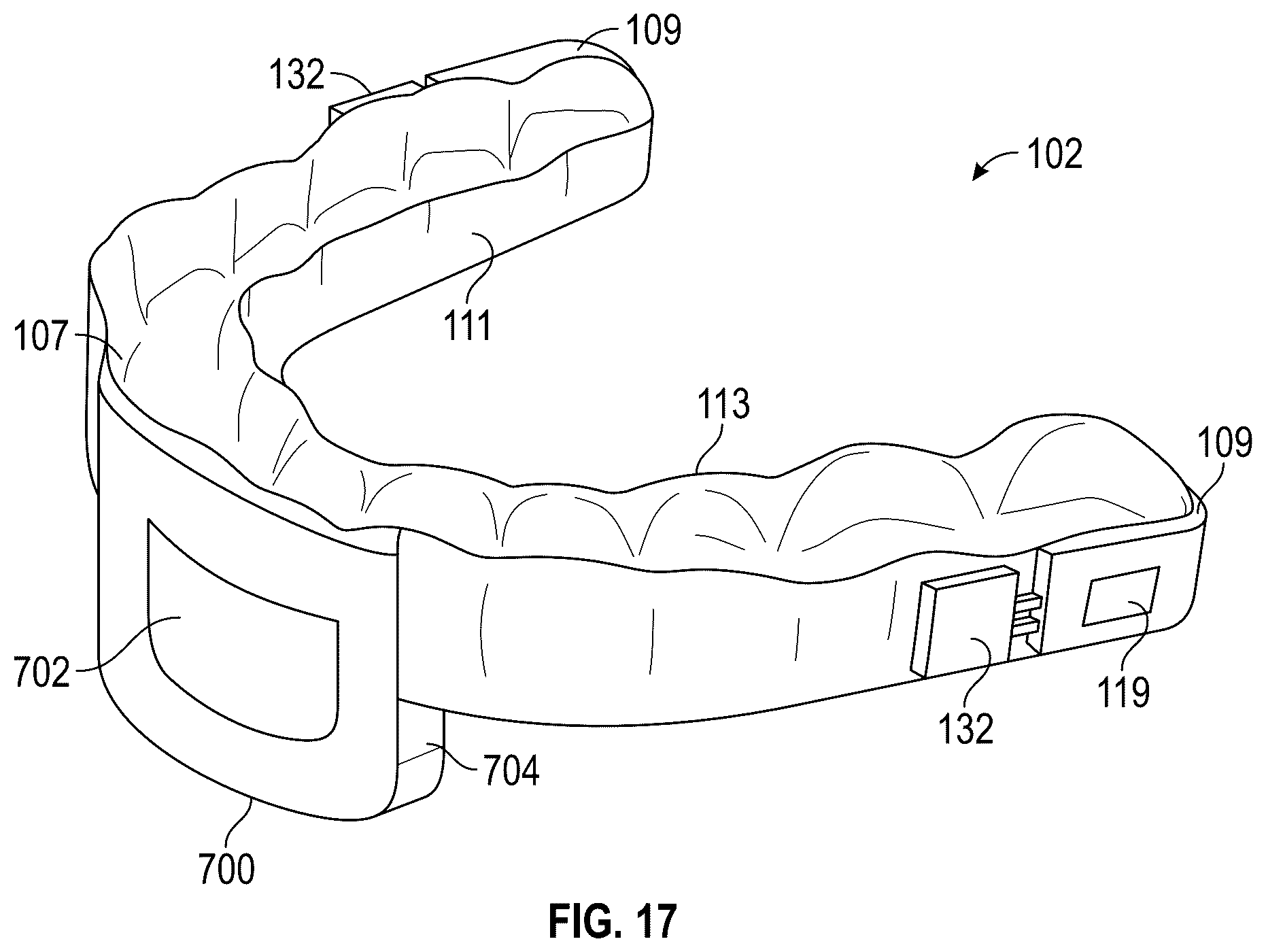Patent US12318325 Figure 10 – Maxillary and mandibular devices that prevent disengagement therebetween, controller station, and methods of treating and/or diagnosing medical disorders